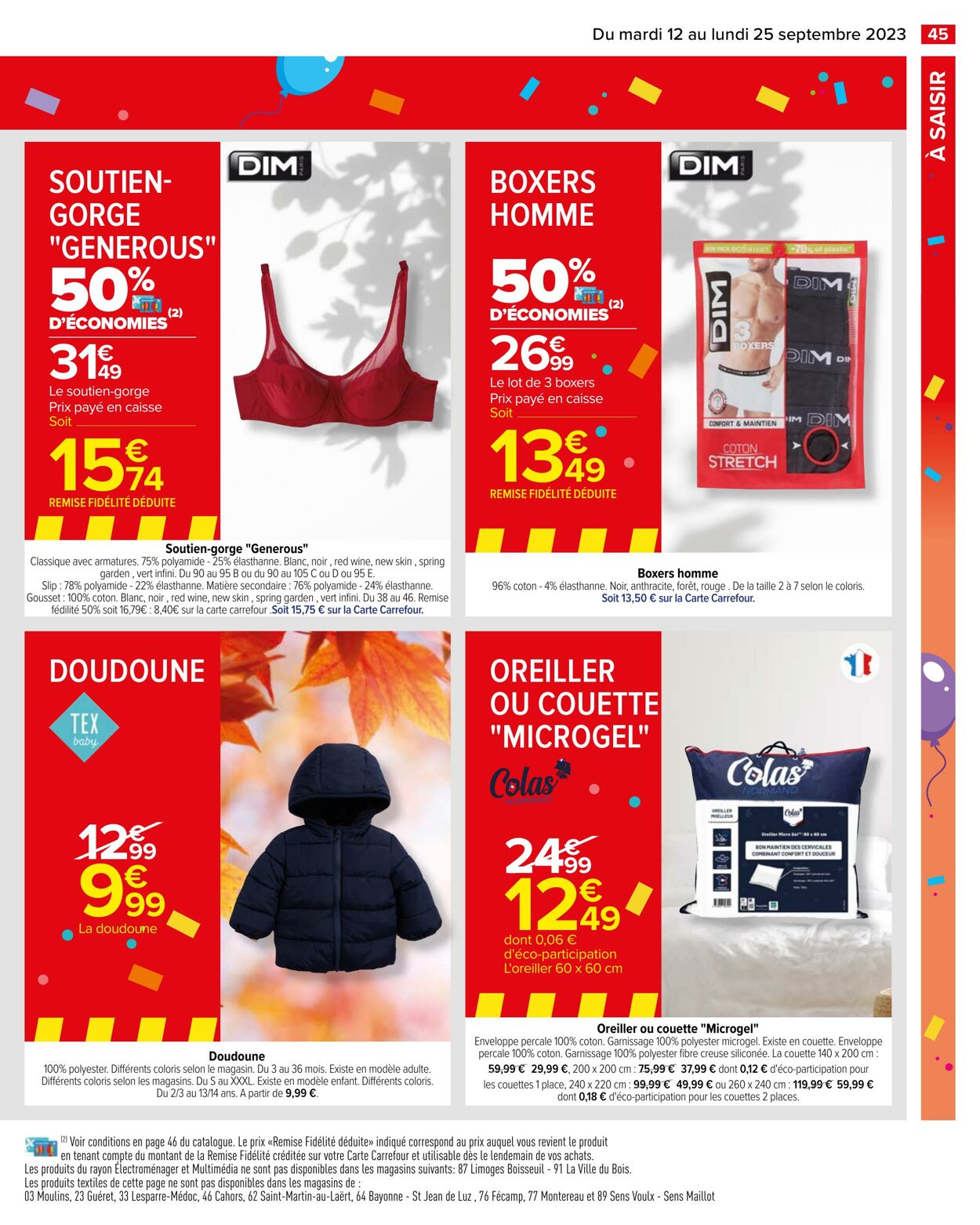 Catalogue Carrefour 12.09.2023 - 25.09.2023