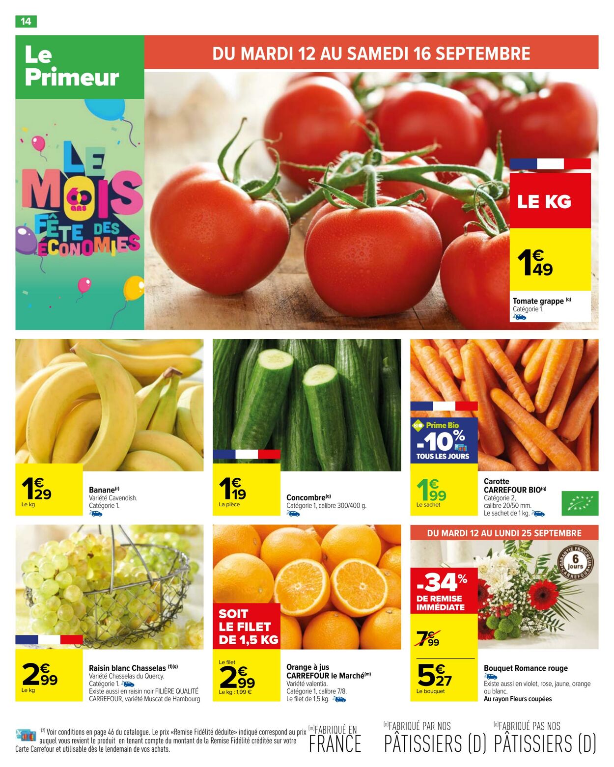 Catalogue Carrefour 12.09.2023 - 25.09.2023