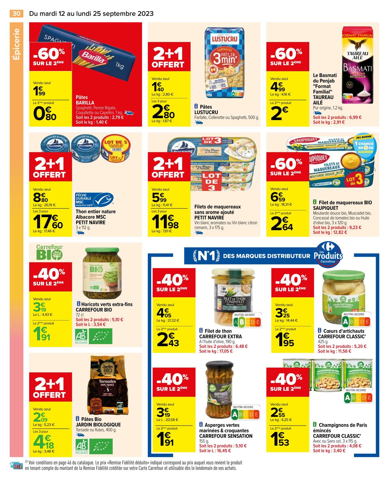 Catalogue Carrefour 12.09.2023 - 25.09.2023