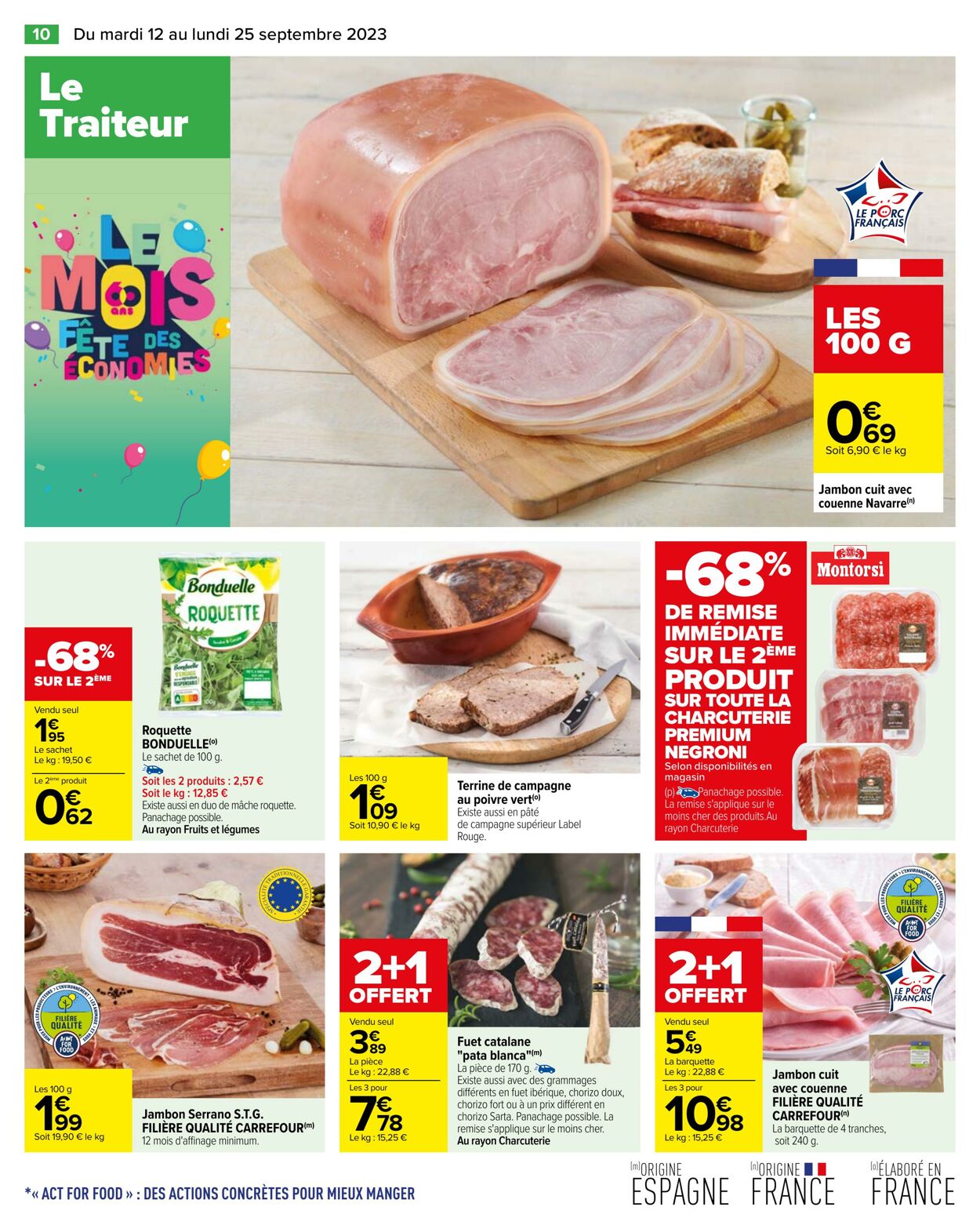 Catalogue Carrefour 12.09.2023 - 25.09.2023