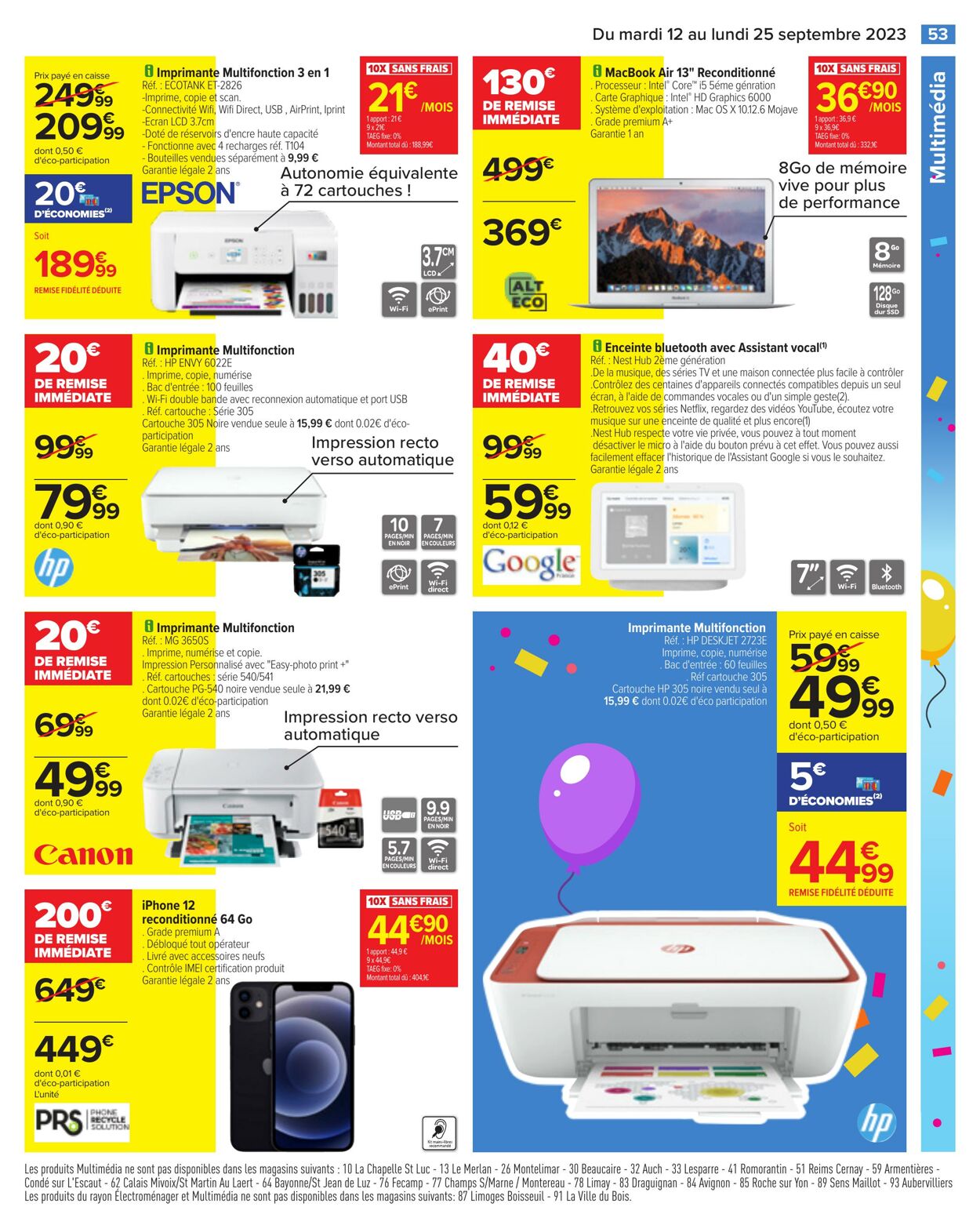 Catalogue Carrefour 12.09.2023 - 25.09.2023