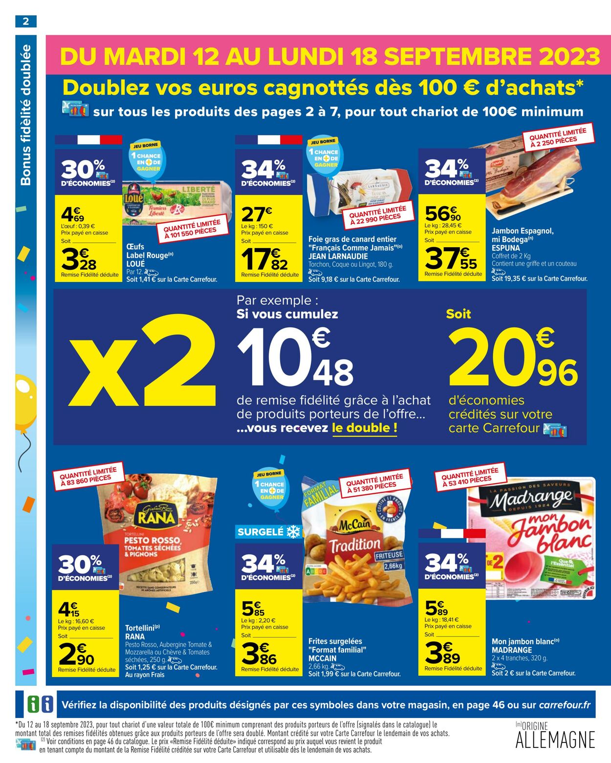 Catalogue Carrefour 12.09.2023 - 25.09.2023