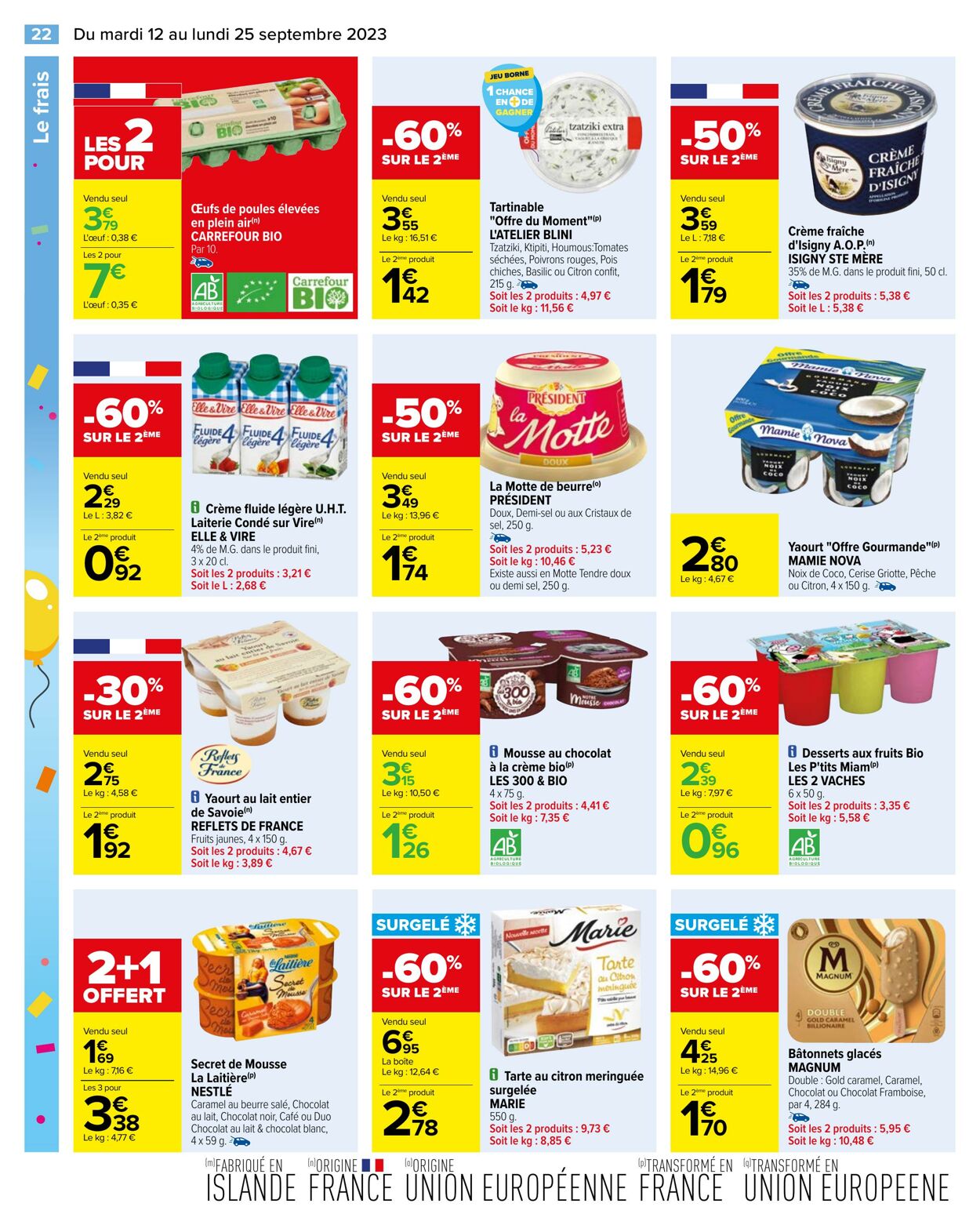 Catalogue Carrefour 12.09.2023 - 25.09.2023