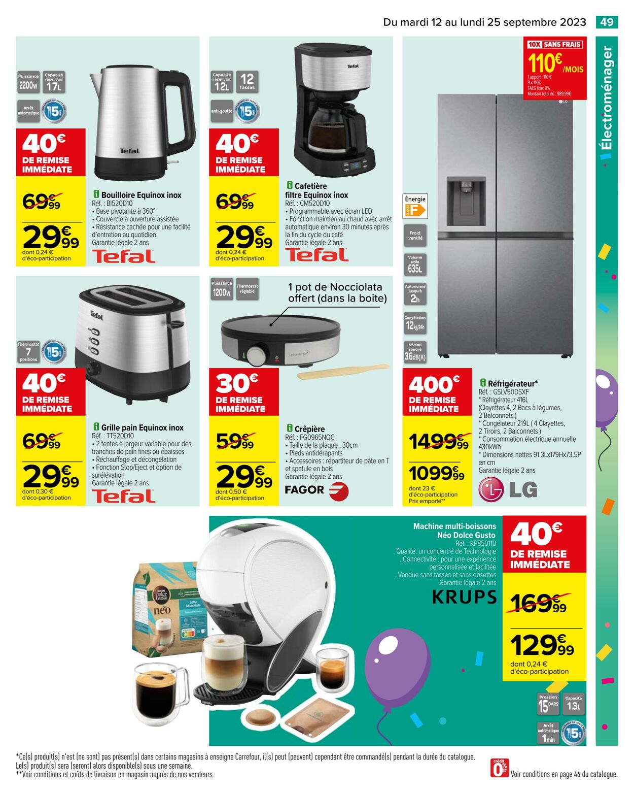 Catalogue Carrefour 12.09.2023 - 25.09.2023