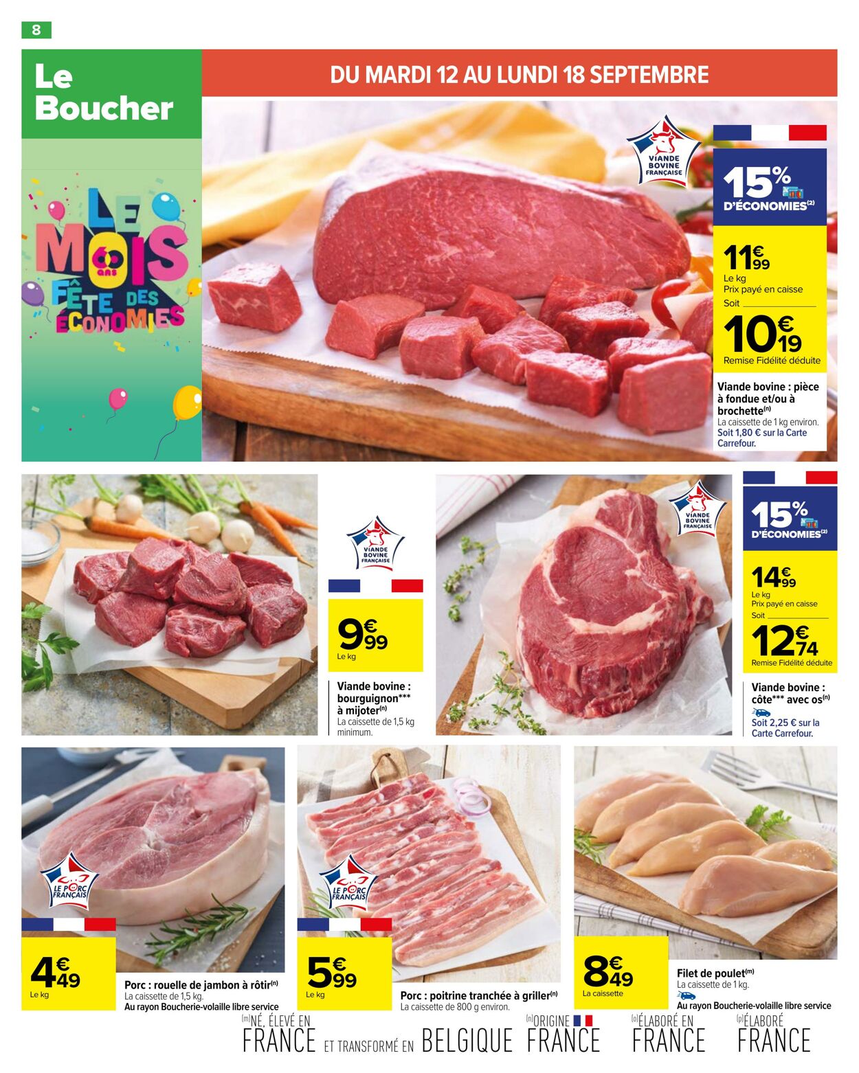 Catalogue Carrefour 12.09.2023 - 25.09.2023