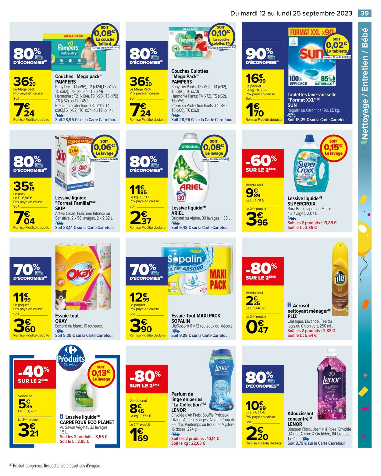 Catalogue Carrefour 12.09.2023 - 25.09.2023