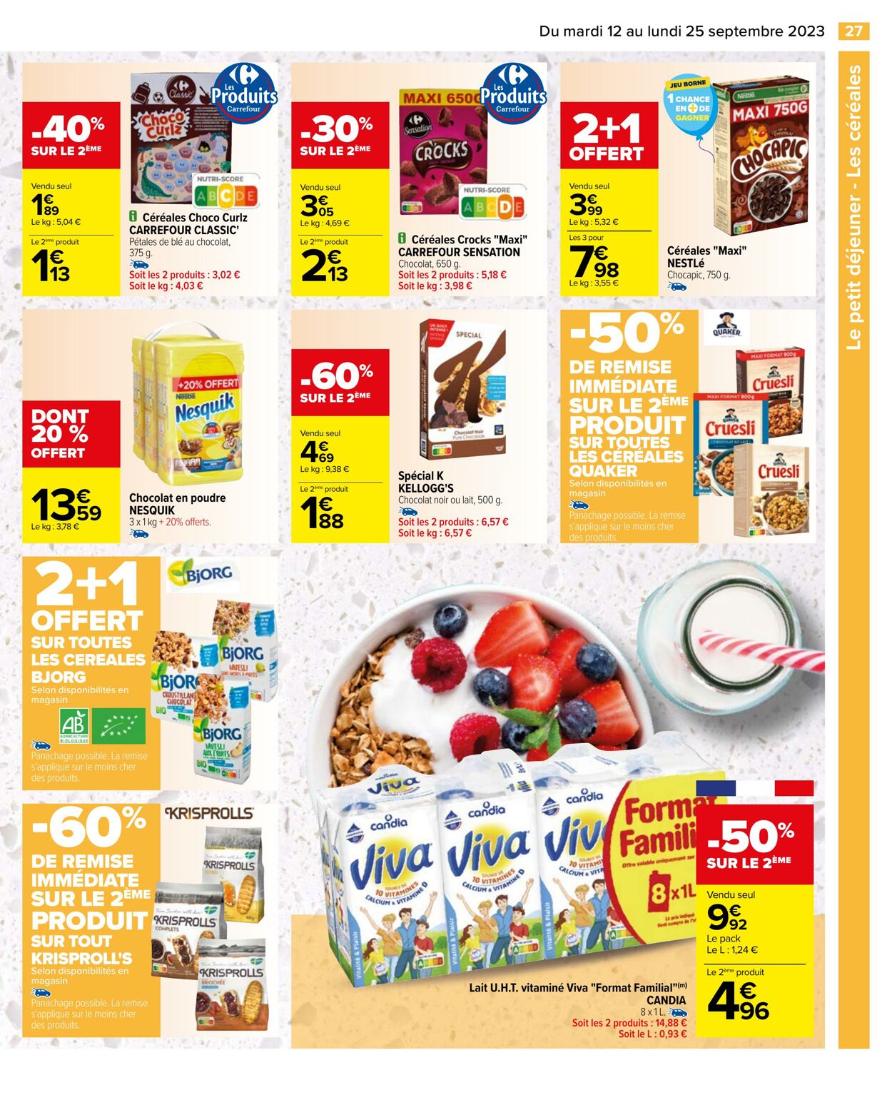 Catalogue Carrefour 12.09.2023 - 25.09.2023