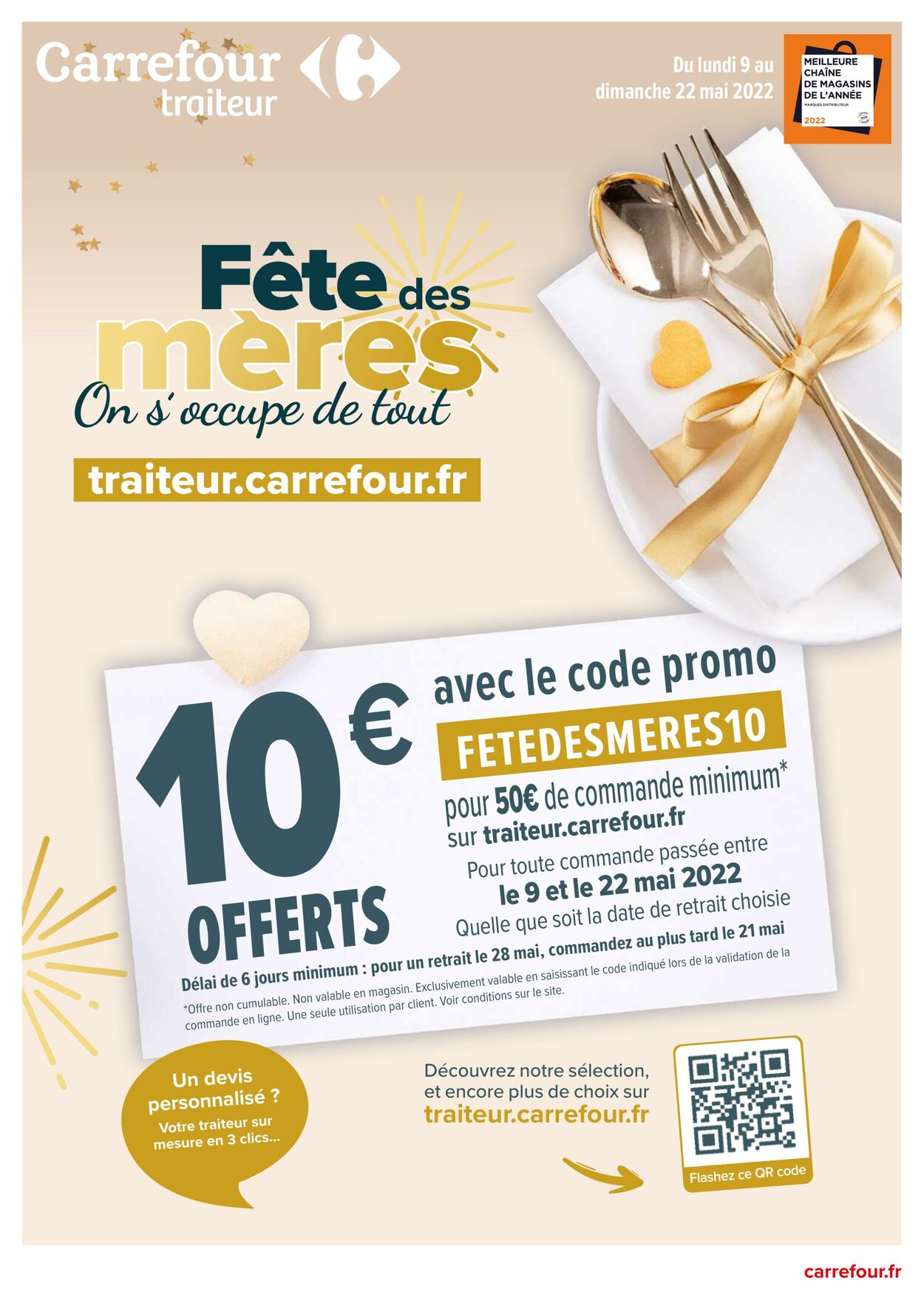 Carrefour Catalogue Promotionnel Fête Des Mères Valable à Partir Du 0905 Au 2205 Page N 