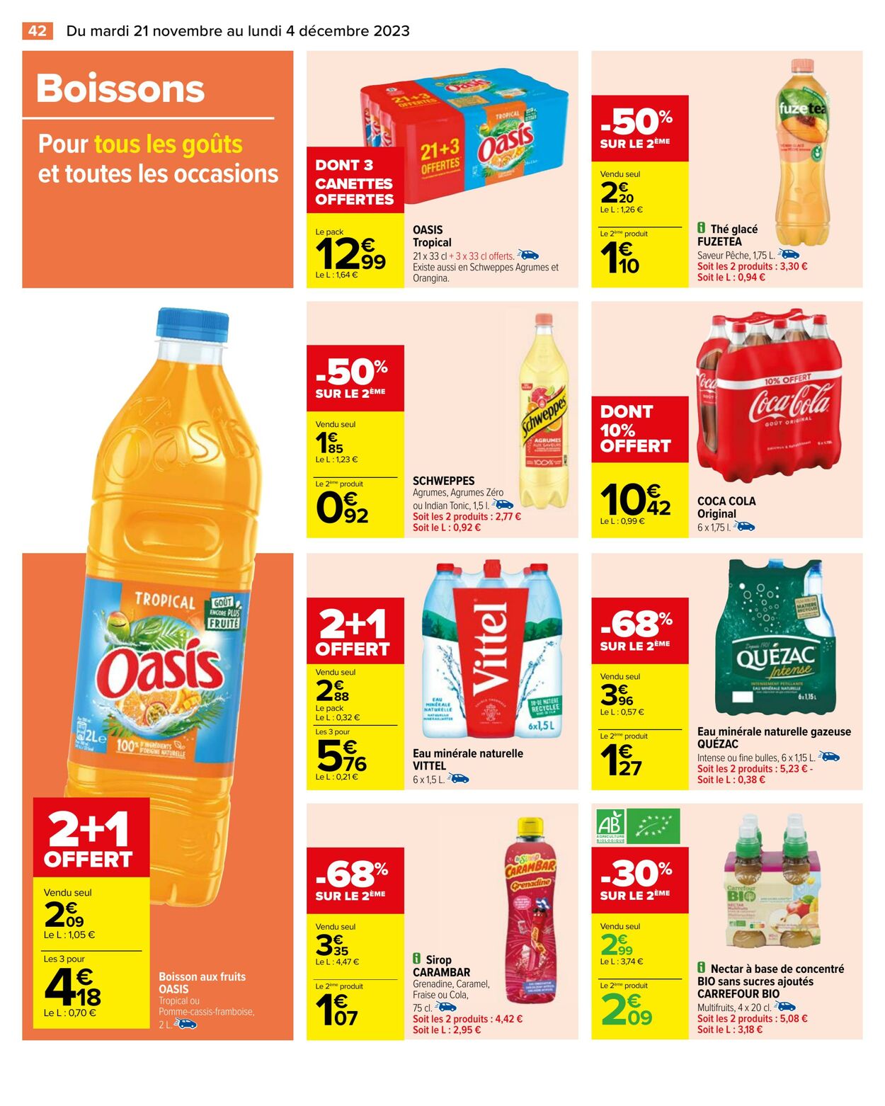 Catalogue Carrefour 21.11.2023 - 04.12.2023