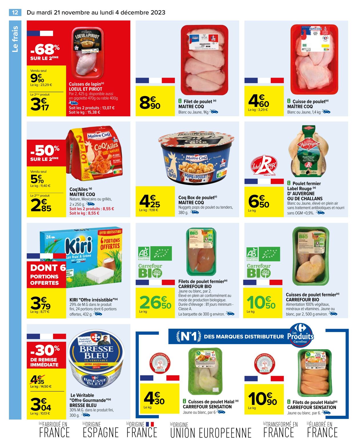 Catalogue Carrefour 21.11.2023 - 04.12.2023