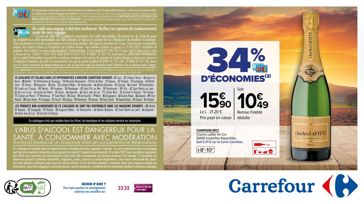 Catalogue Carrefour 27.09.2022 - 10.10.2022