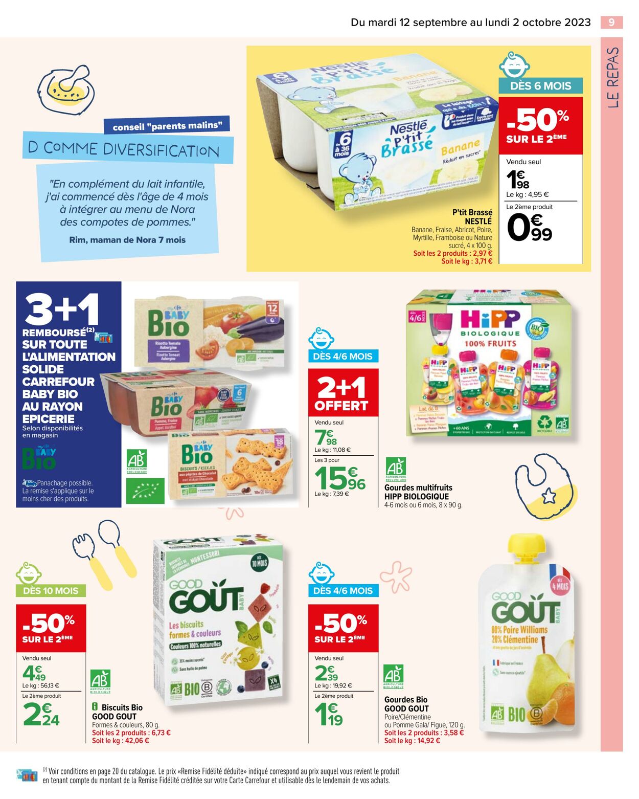 Catalogue Carrefour 12.09.2023 - 02.10.2023