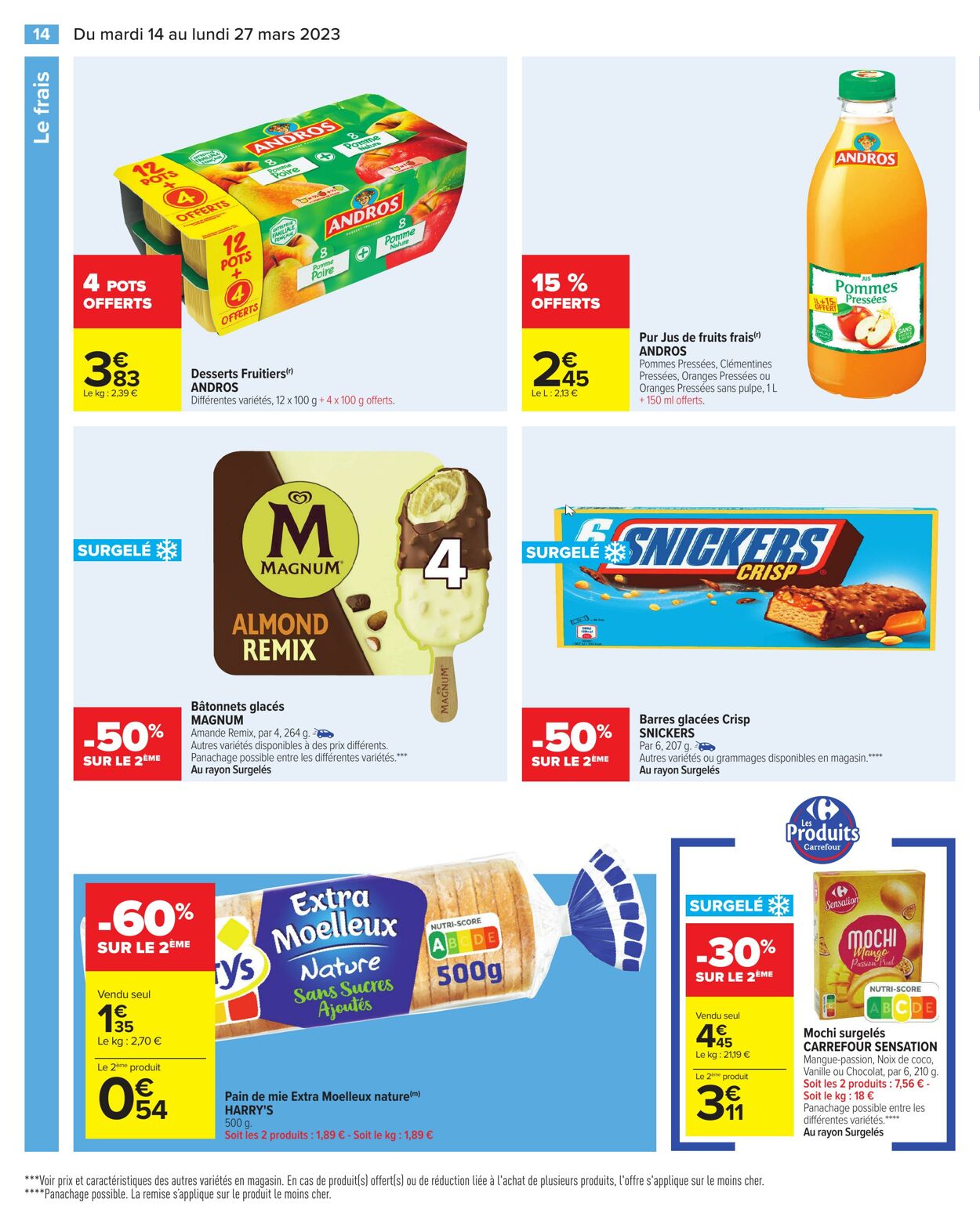 Catalogue Carrefour 14.03.2023 - 27.03.2023