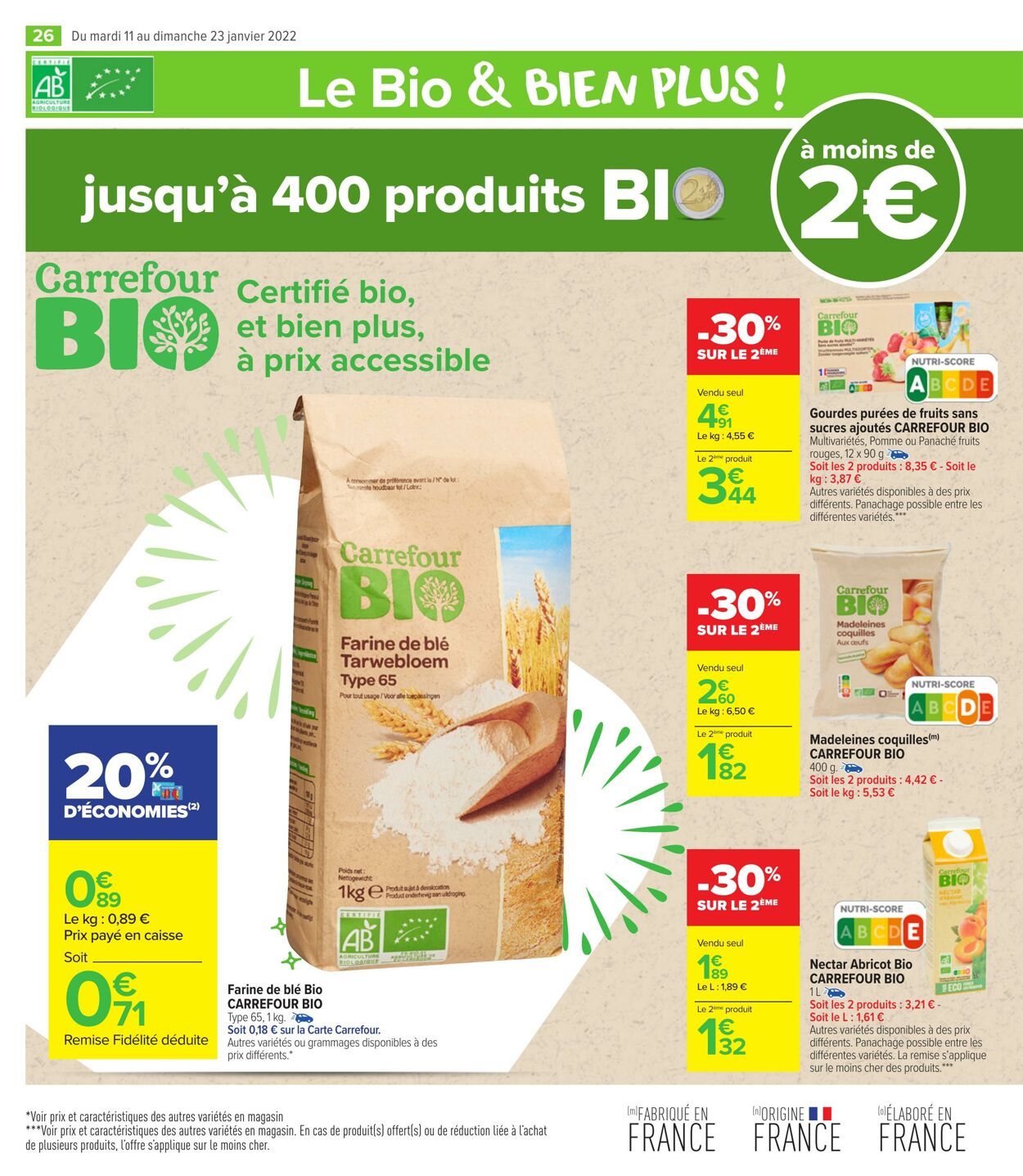 Catalogue Carrefour 11.01.2022 - 23.01.2022