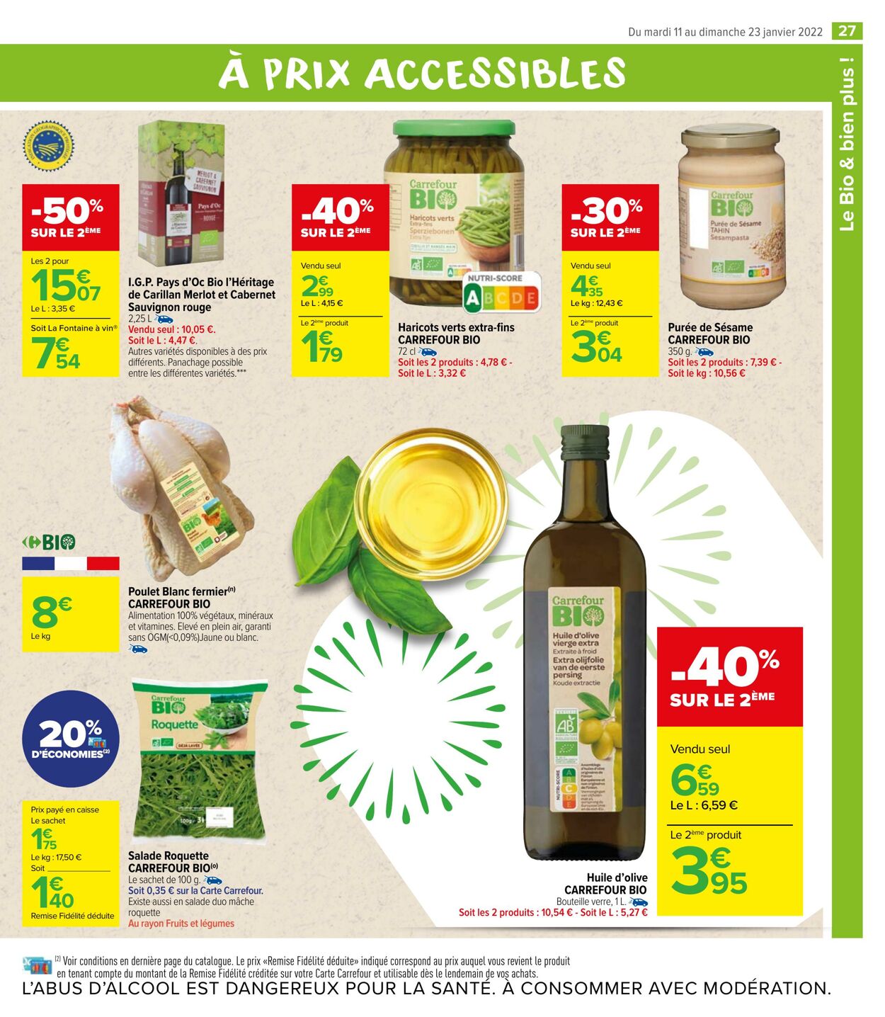 Catalogue Carrefour 11.01.2022 - 23.01.2022