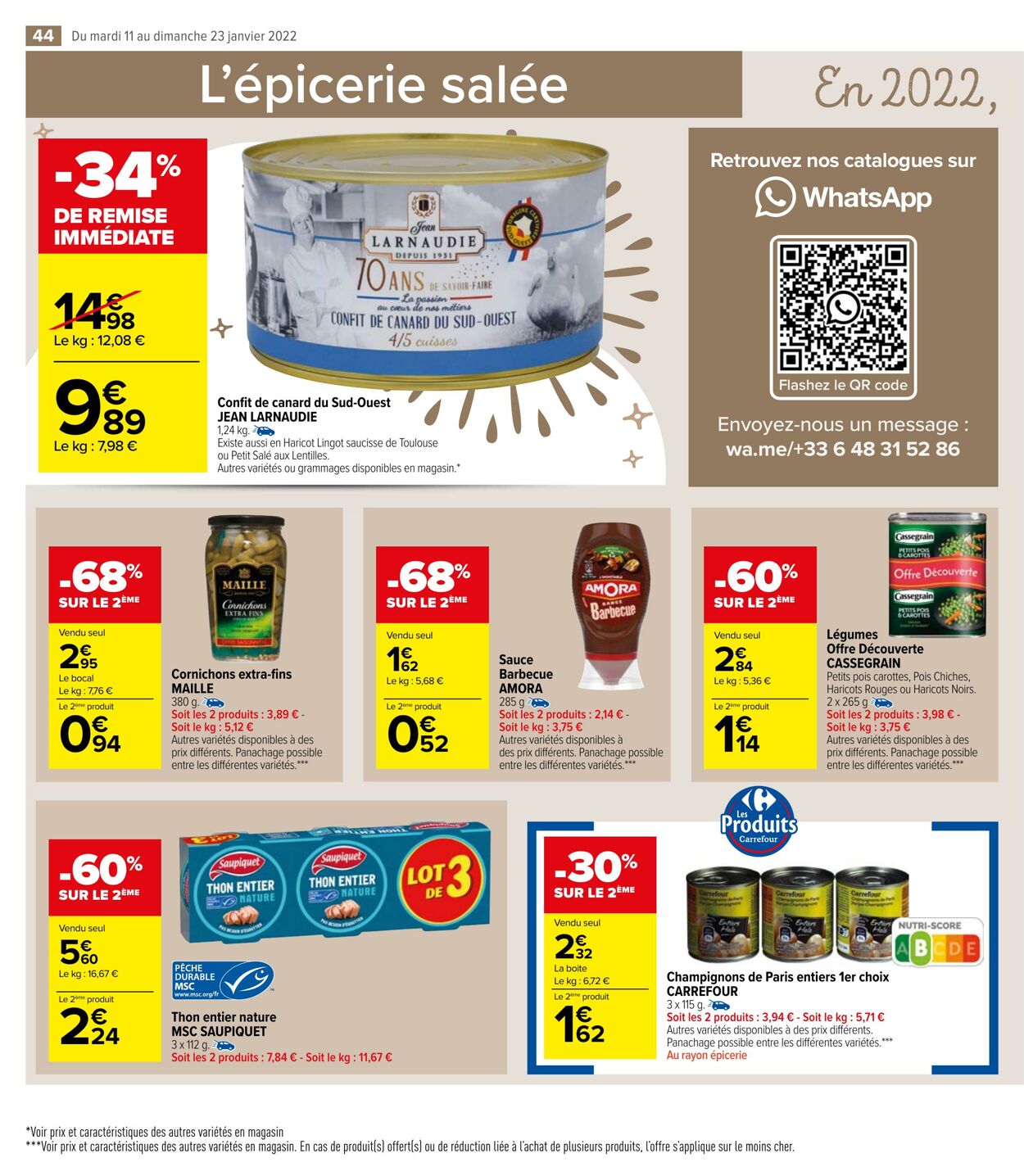 Catalogue Carrefour 11.01.2022 - 23.01.2022