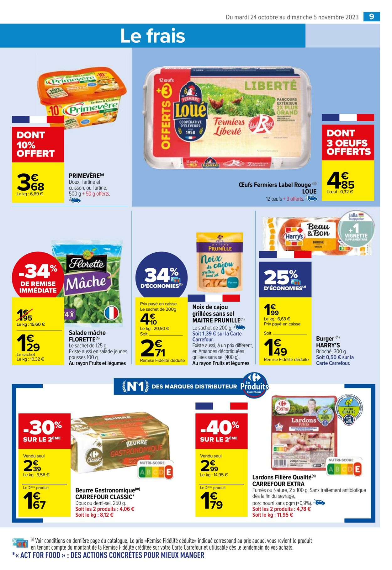 Catalogue Carrefour Market 24.10.2023 - 05.11.2023