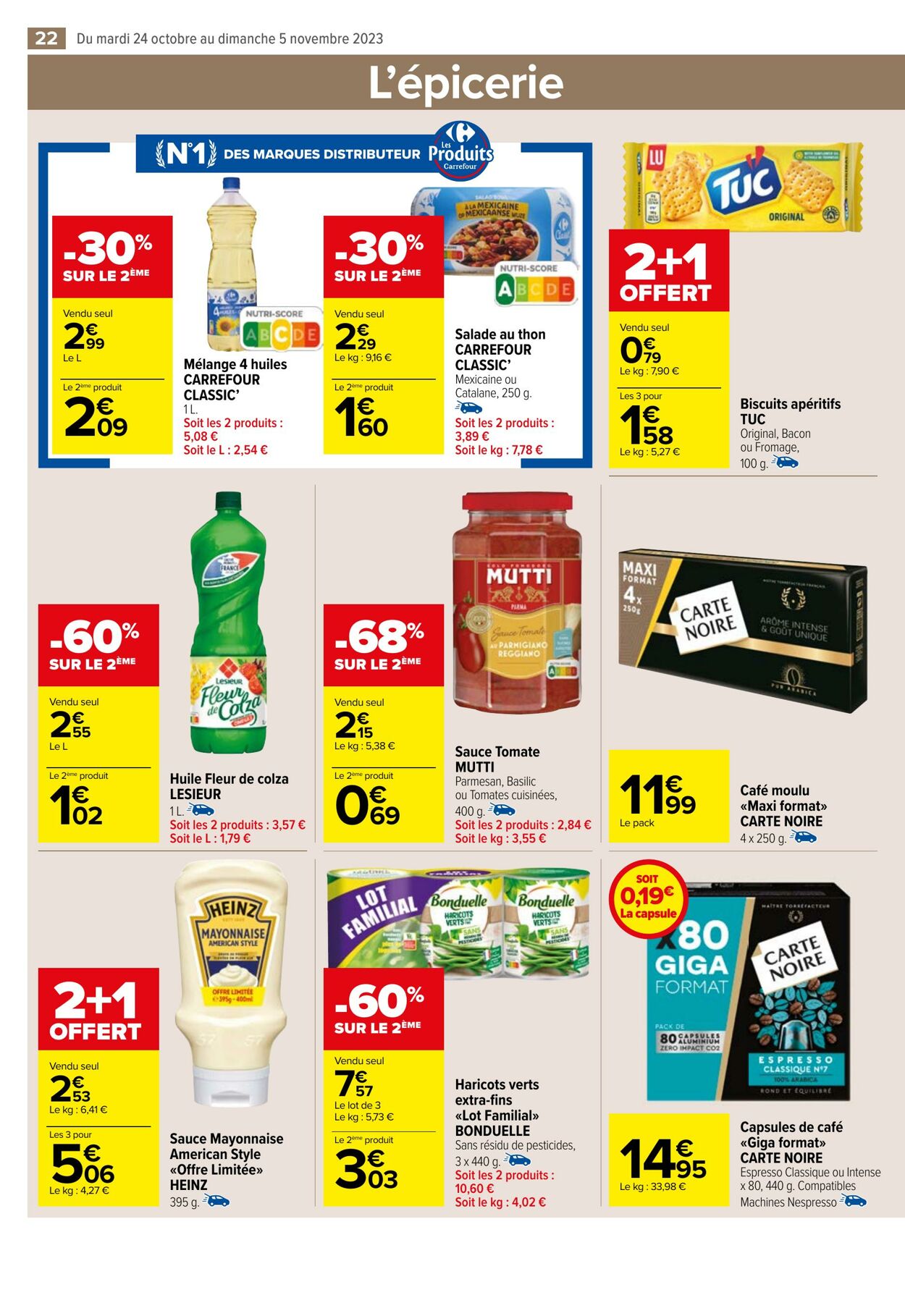 Catalogue Carrefour Market 24.10.2023 - 05.11.2023