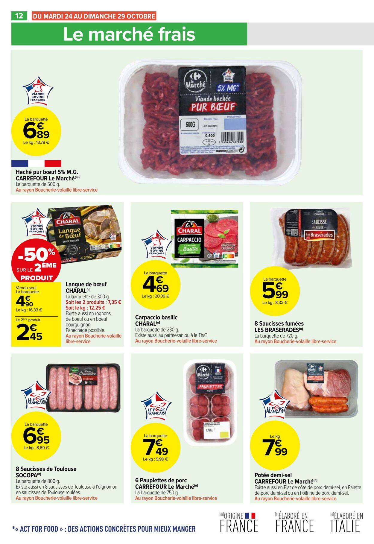 Catalogue Carrefour Market 24.10.2023 - 05.11.2023