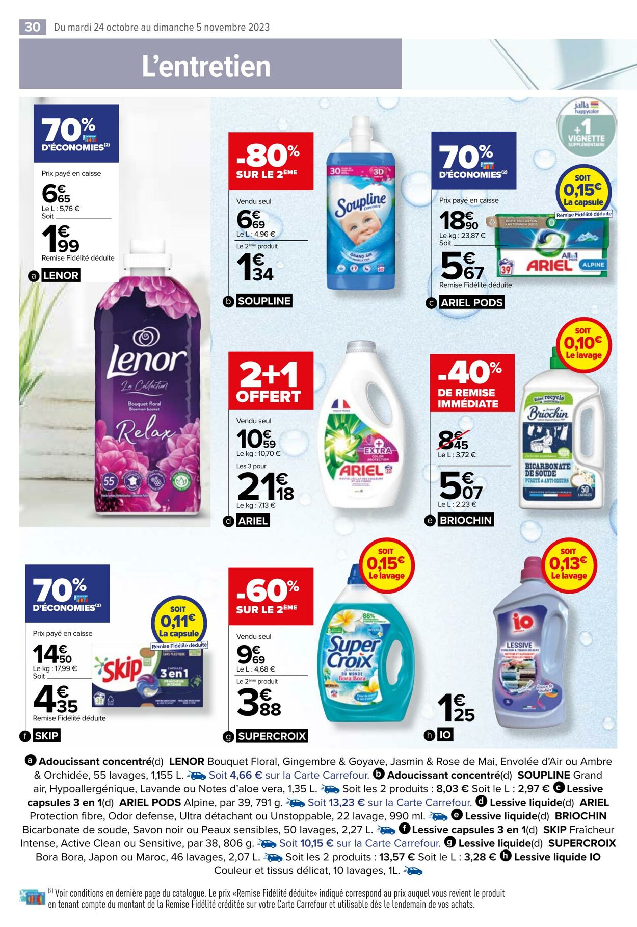 Catalogue Carrefour Market 24.10.2023 - 05.11.2023