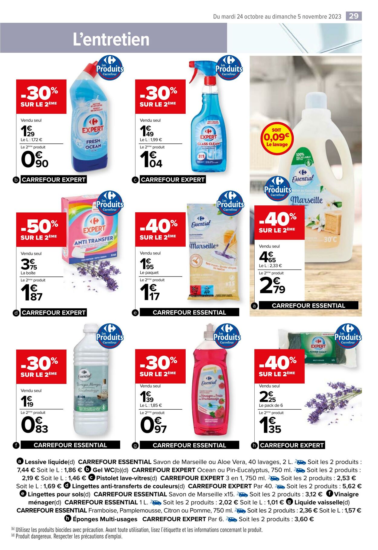 Catalogue Carrefour Market 24.10.2023 - 05.11.2023