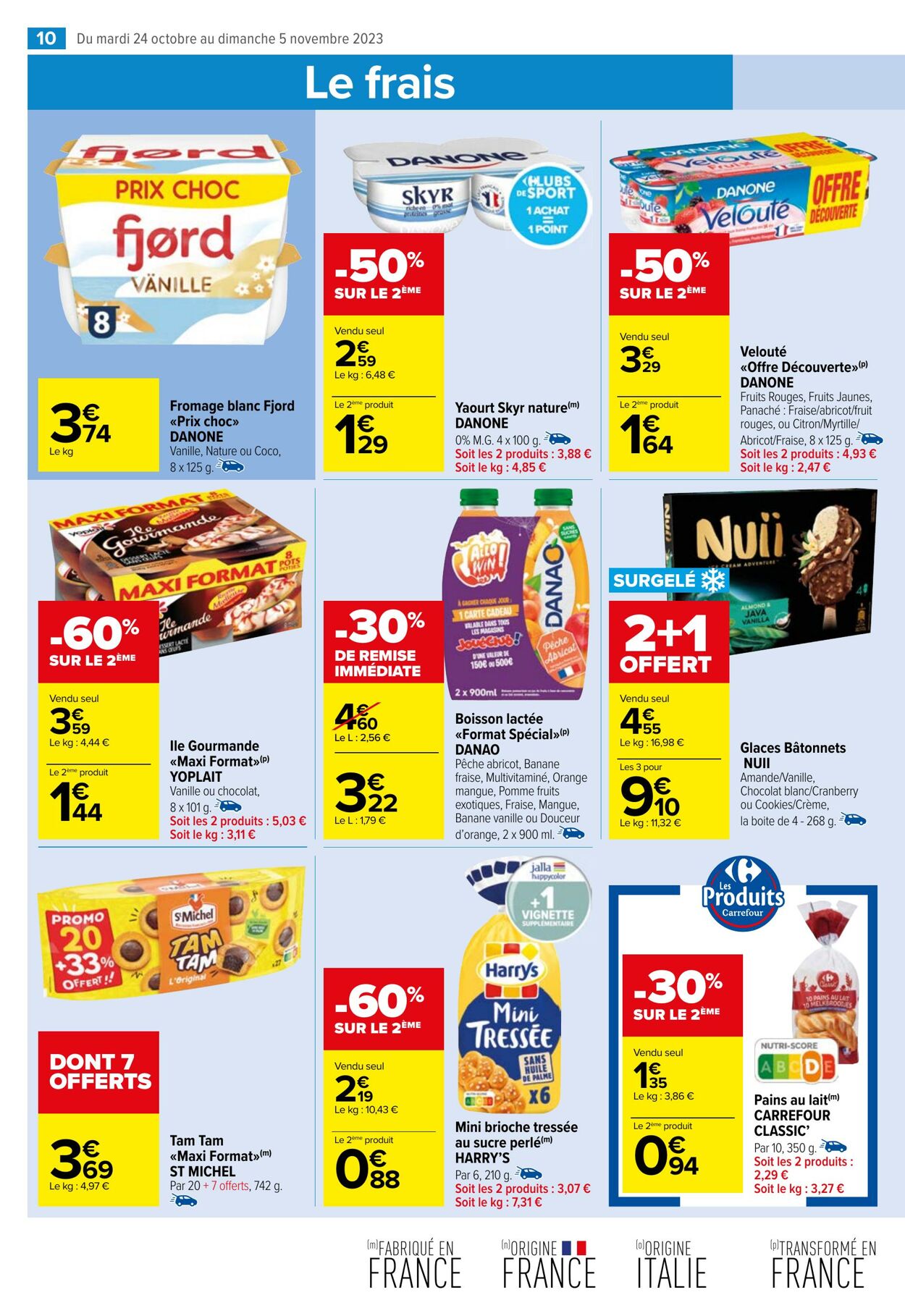 Catalogue Carrefour Market 24.10.2023 - 05.11.2023