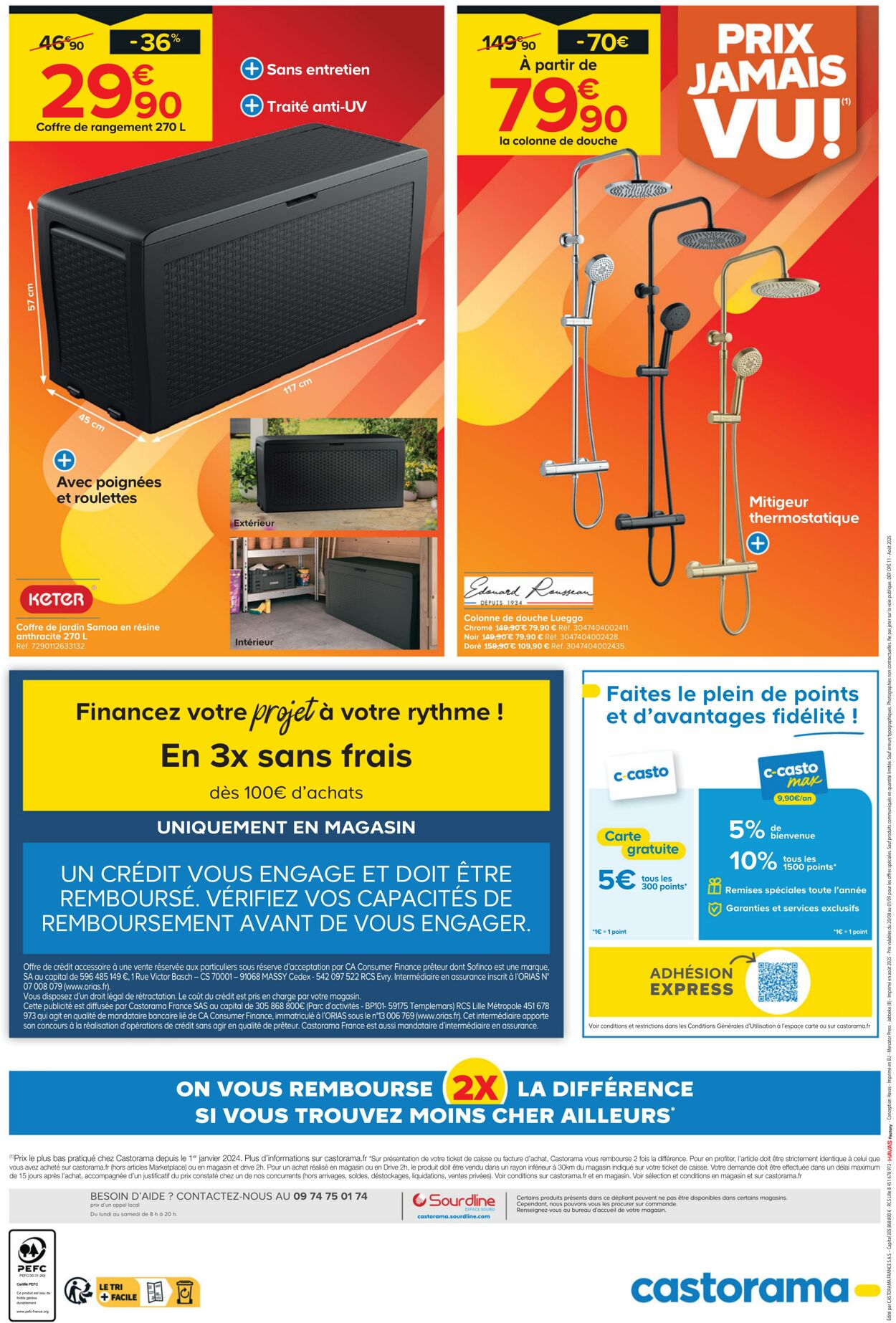 Catalogue Castorama 25.08.2025 - 01.09.2025
