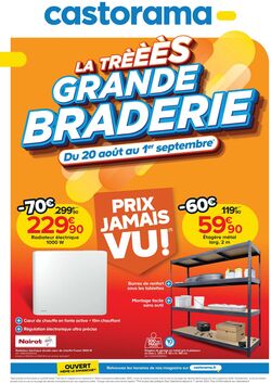 Catalogue Castorama 25.08.2025 - 01.09.2025