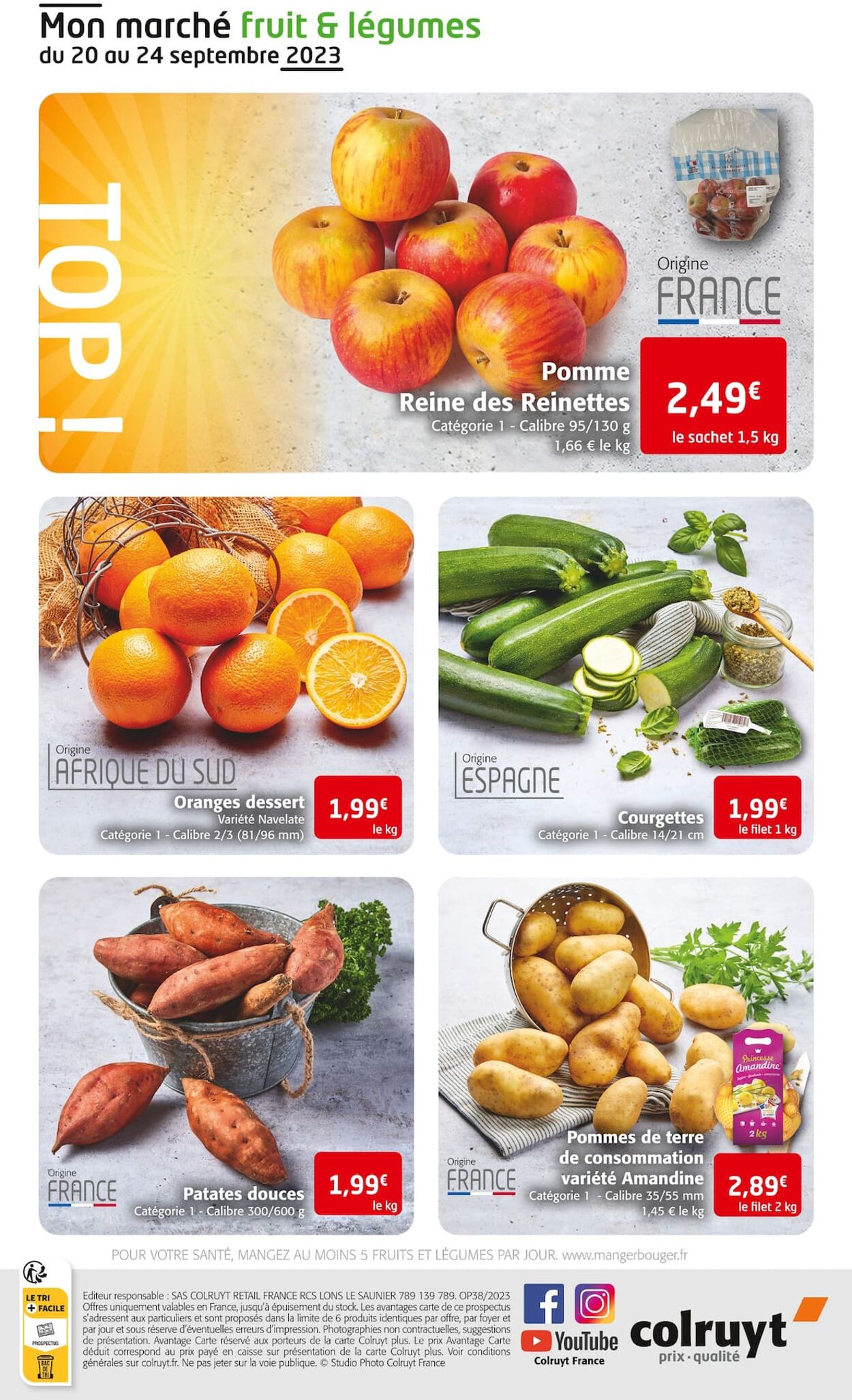 Catalogue Colruyt 20.09.2023 - 01.10.2023