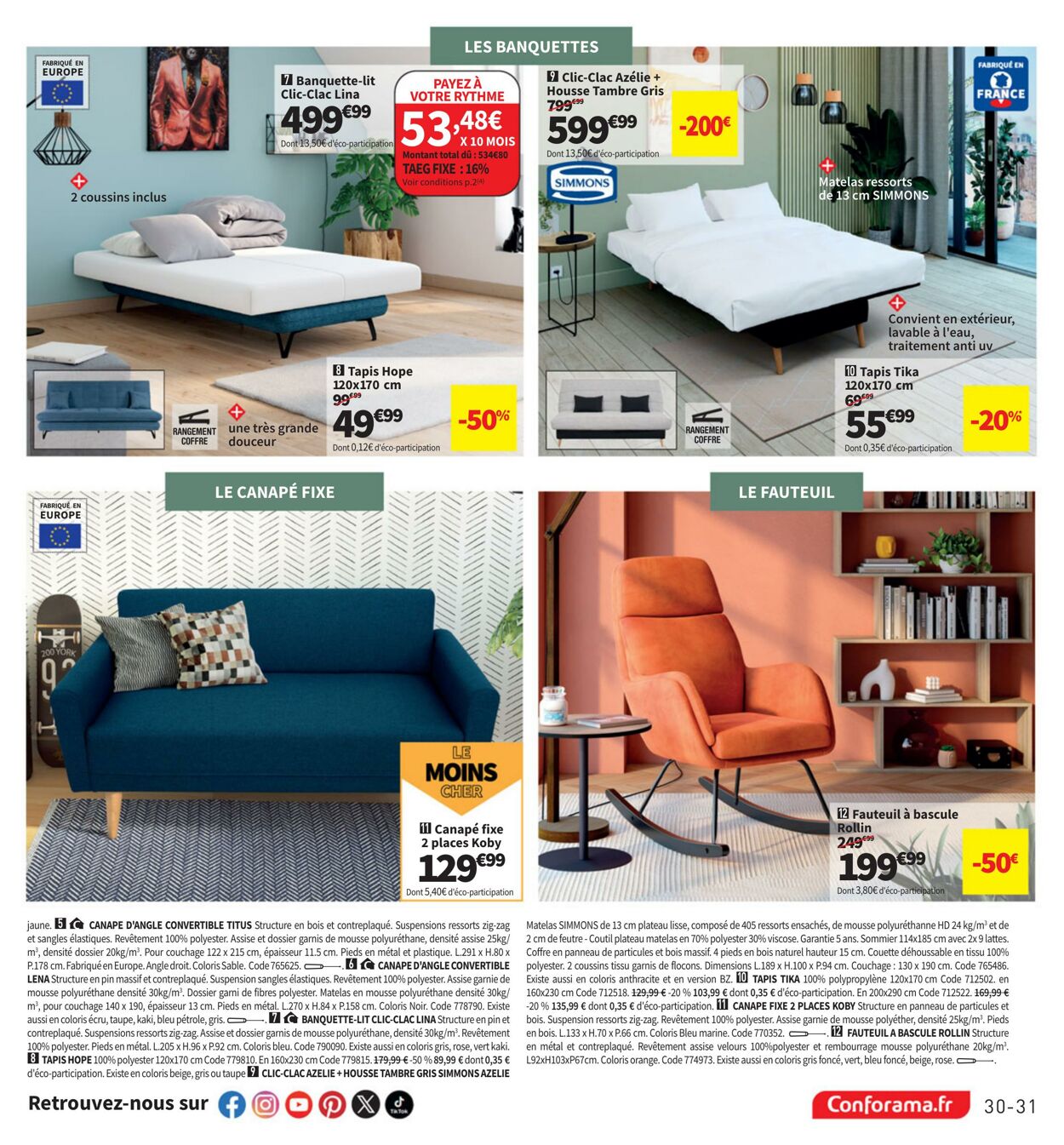 Catalogue Conforama 06.08.2024 - 27.08.2024