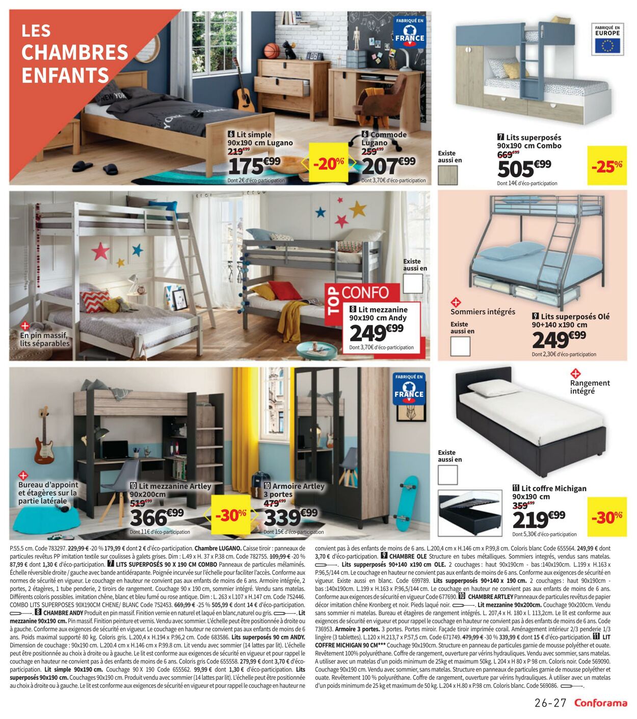 Catalogue Conforama 28.12.2023 - 22.01.2024