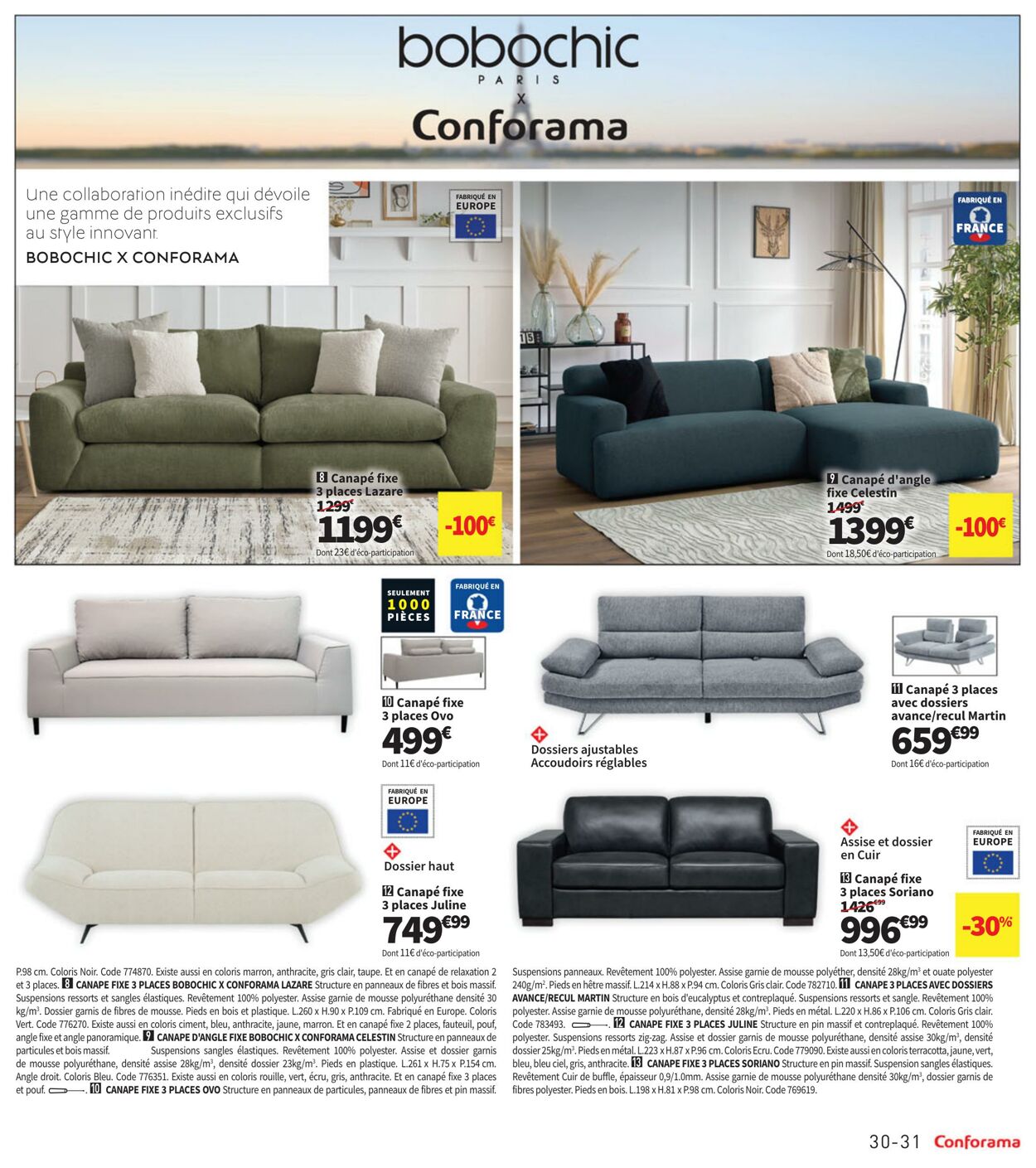 Catalogue Conforama 28.12.2023 - 22.01.2024