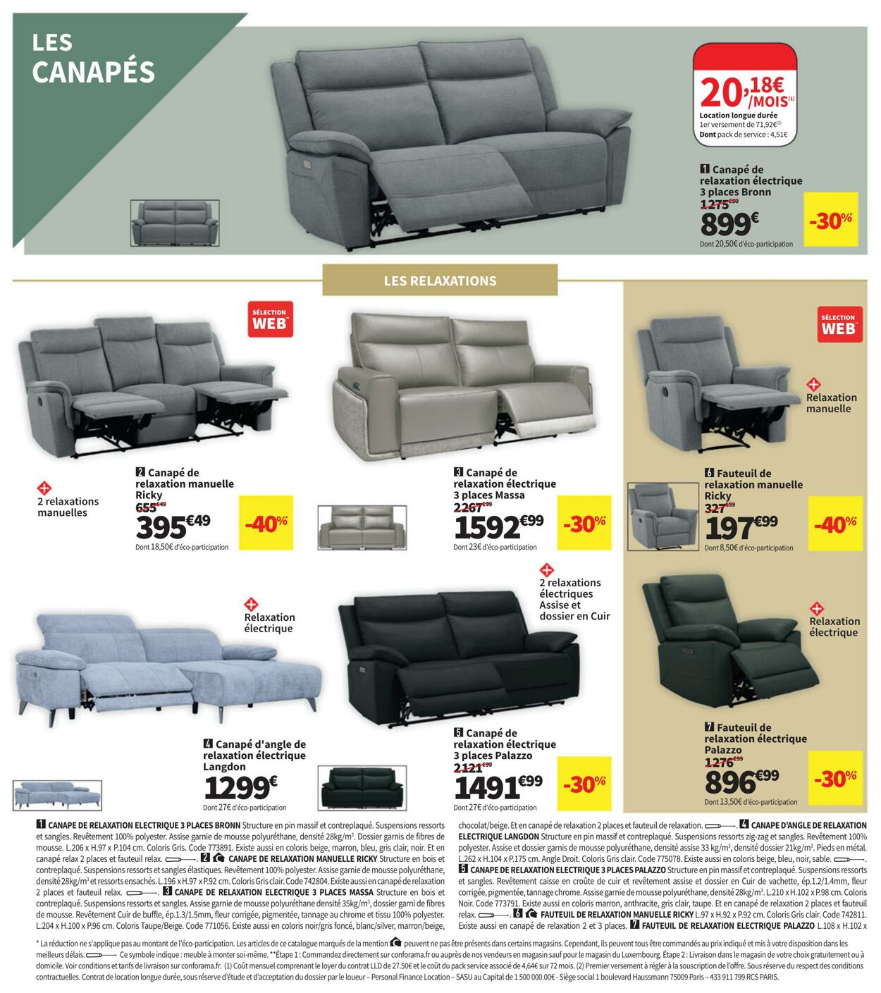 Catalogue Conforama 28.12.2023 - 22.01.2024