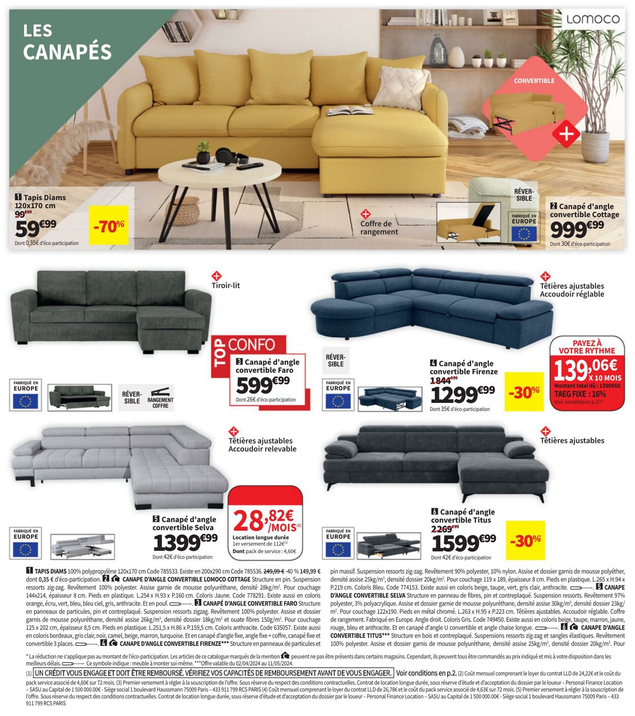 Catalogue Conforama 02.04.2024 - 13.04.2024