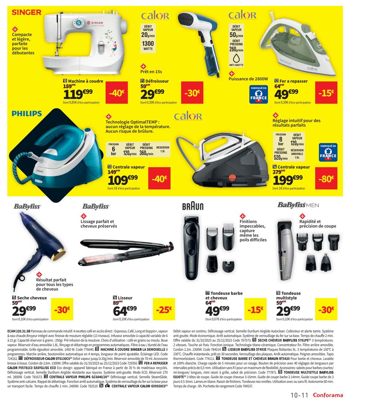 Catalogue Conforama 31.10.2023 - 27.11.2023