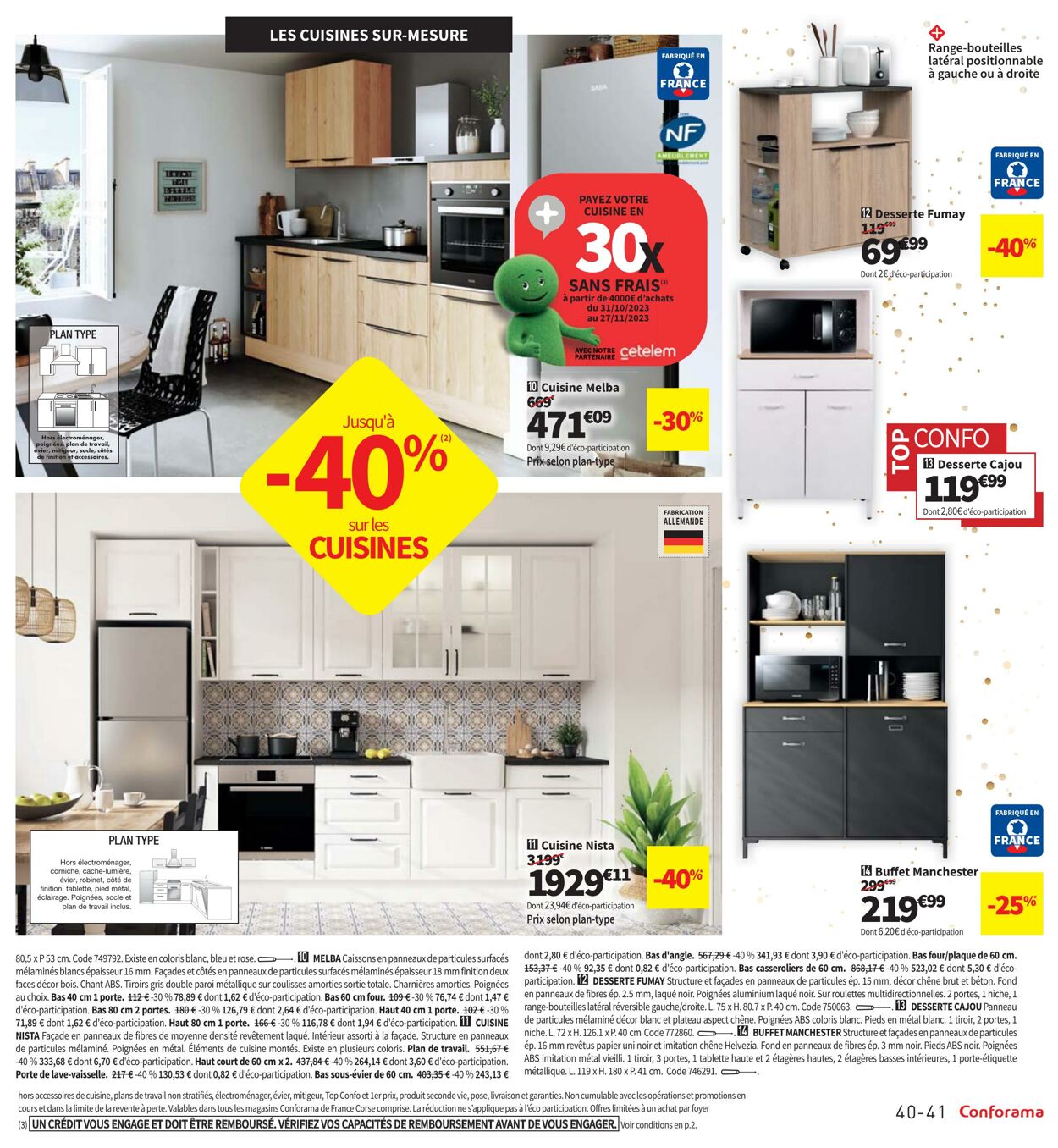 Catalogue Conforama 31.10.2023 - 27.11.2023