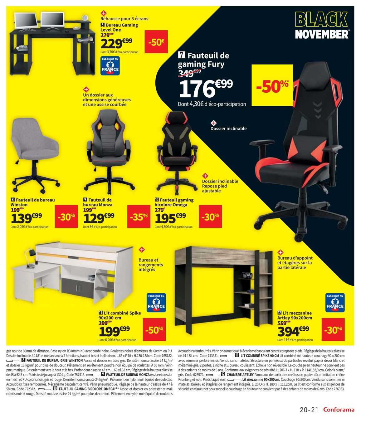 Catalogue Conforama 31.10.2023 - 27.11.2023