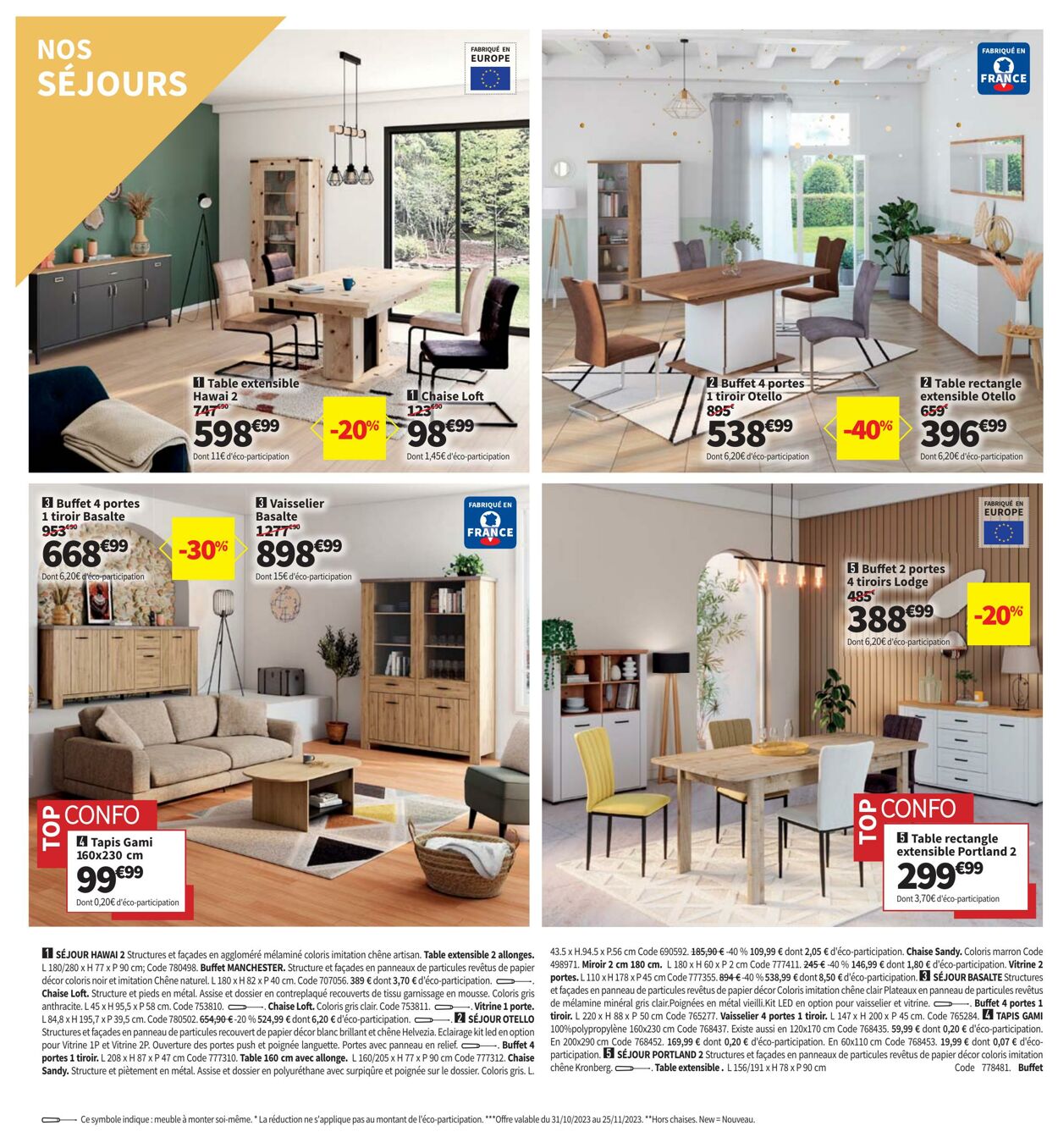 Catalogue Conforama 31.10.2023 - 27.11.2023