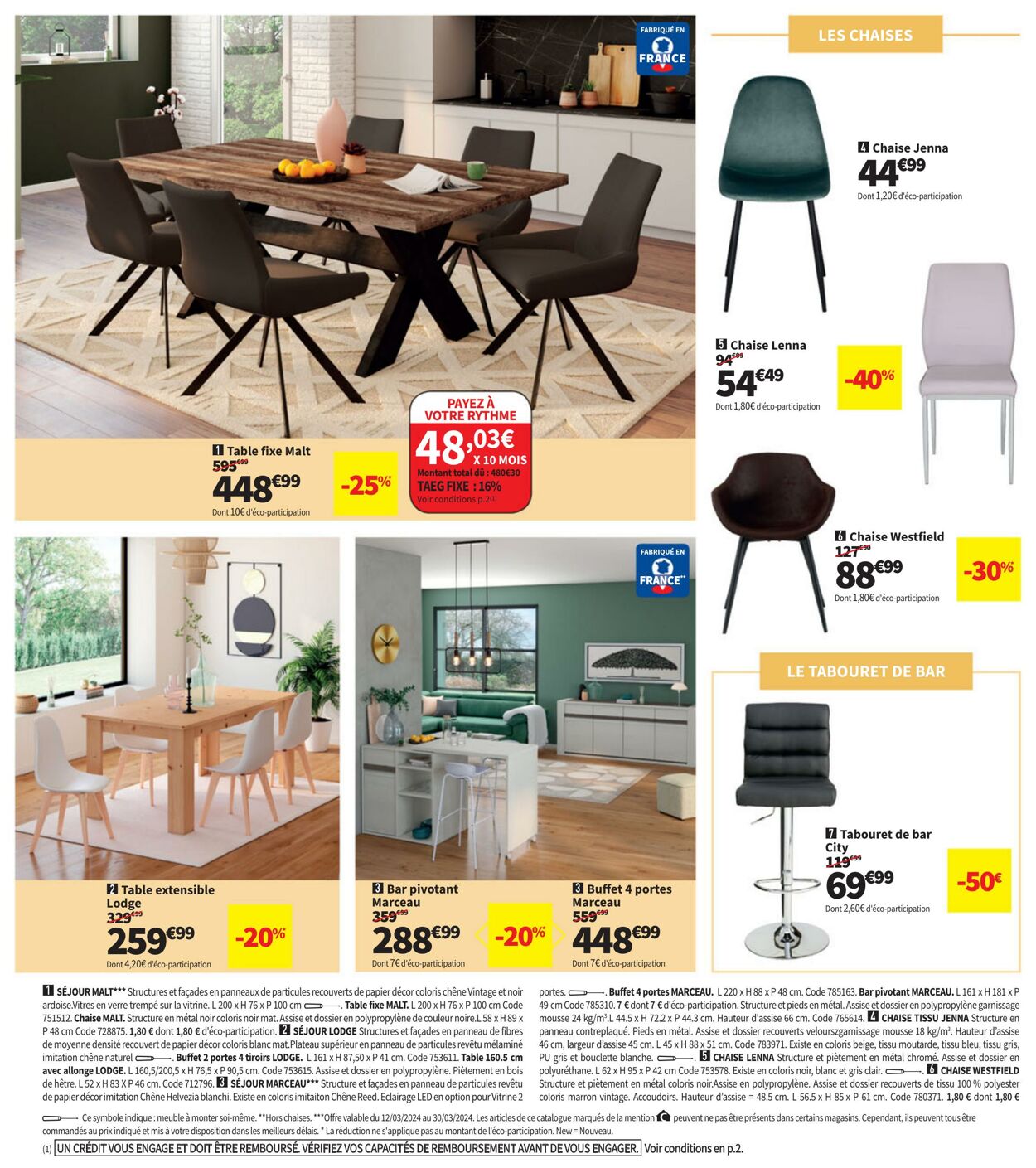 Catalogue Conforama 12.03.2024 - 01.04.2024