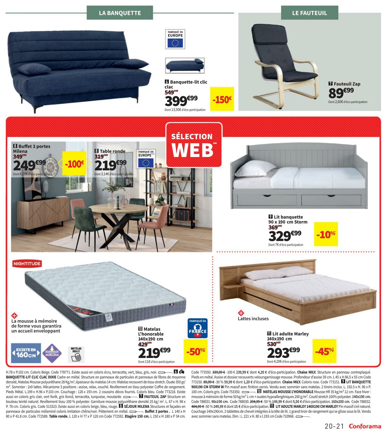 Catalogue Conforama 12.03.2024 - 01.04.2024