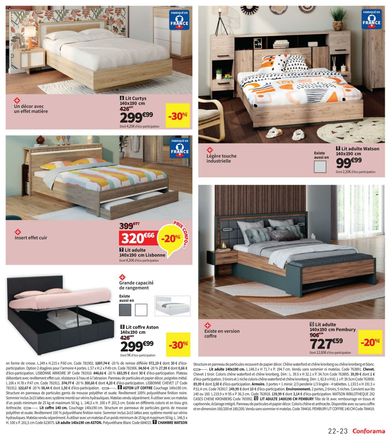 Catalogue Conforama 23.01.2024 - 19.02.2024