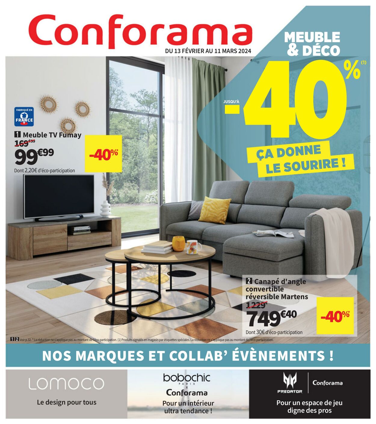 Catalogue Conforama 13.02.2024 - 11.03.2024