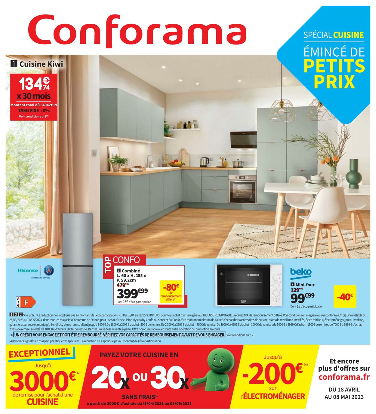 Catalogue Conforama 18.04.2023 - 08.05.2023