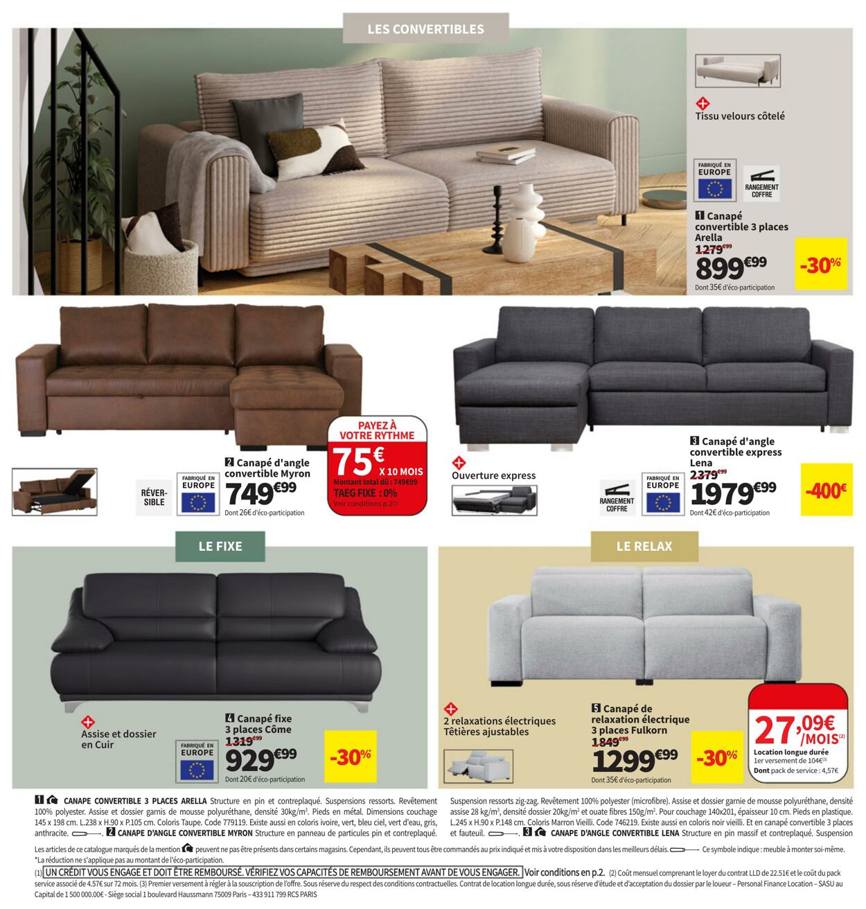 Catalogue Conforama 23.07.2024 - 06.08.2024