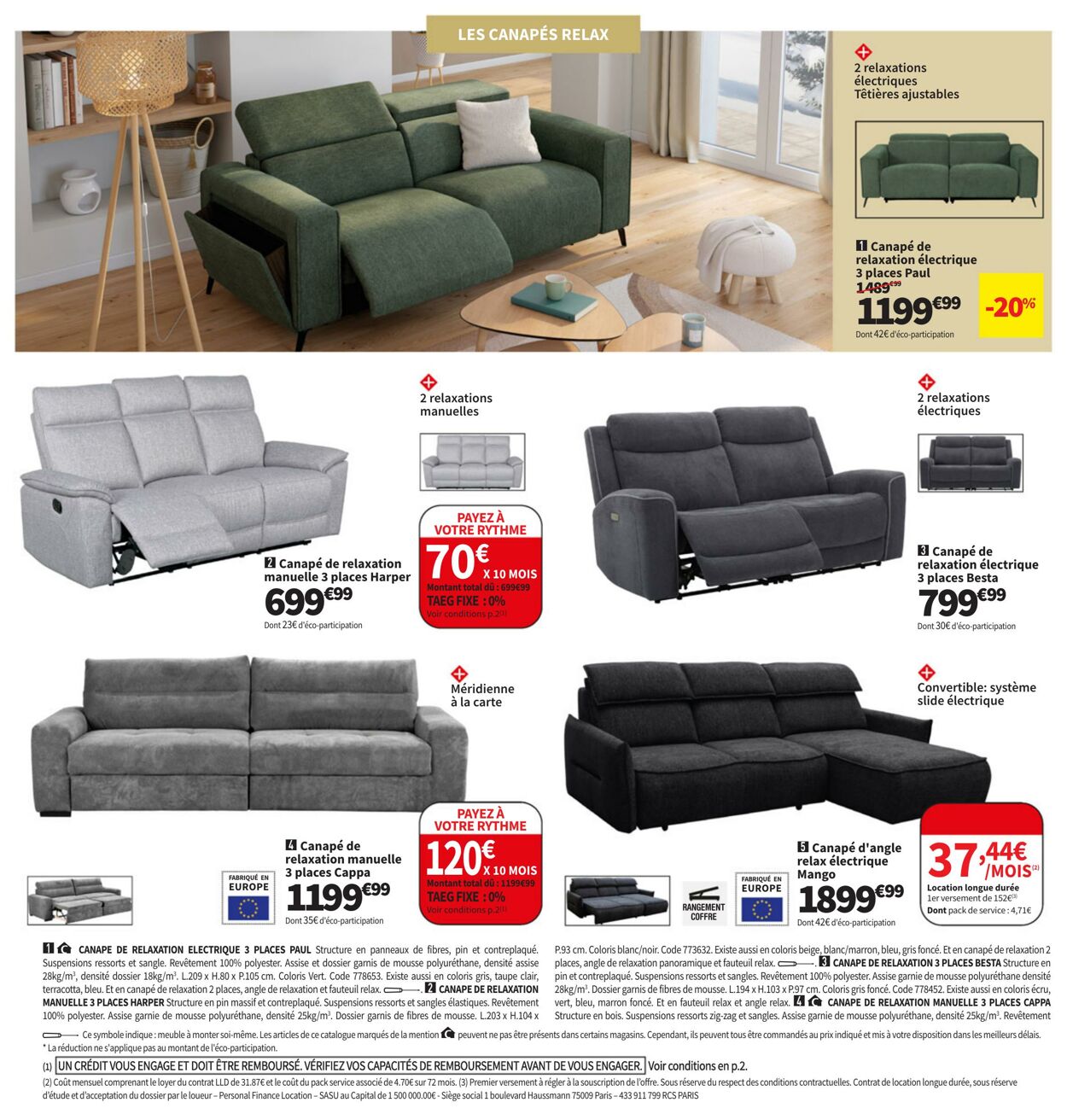 Catalogue Conforama 23.07.2024 - 06.08.2024