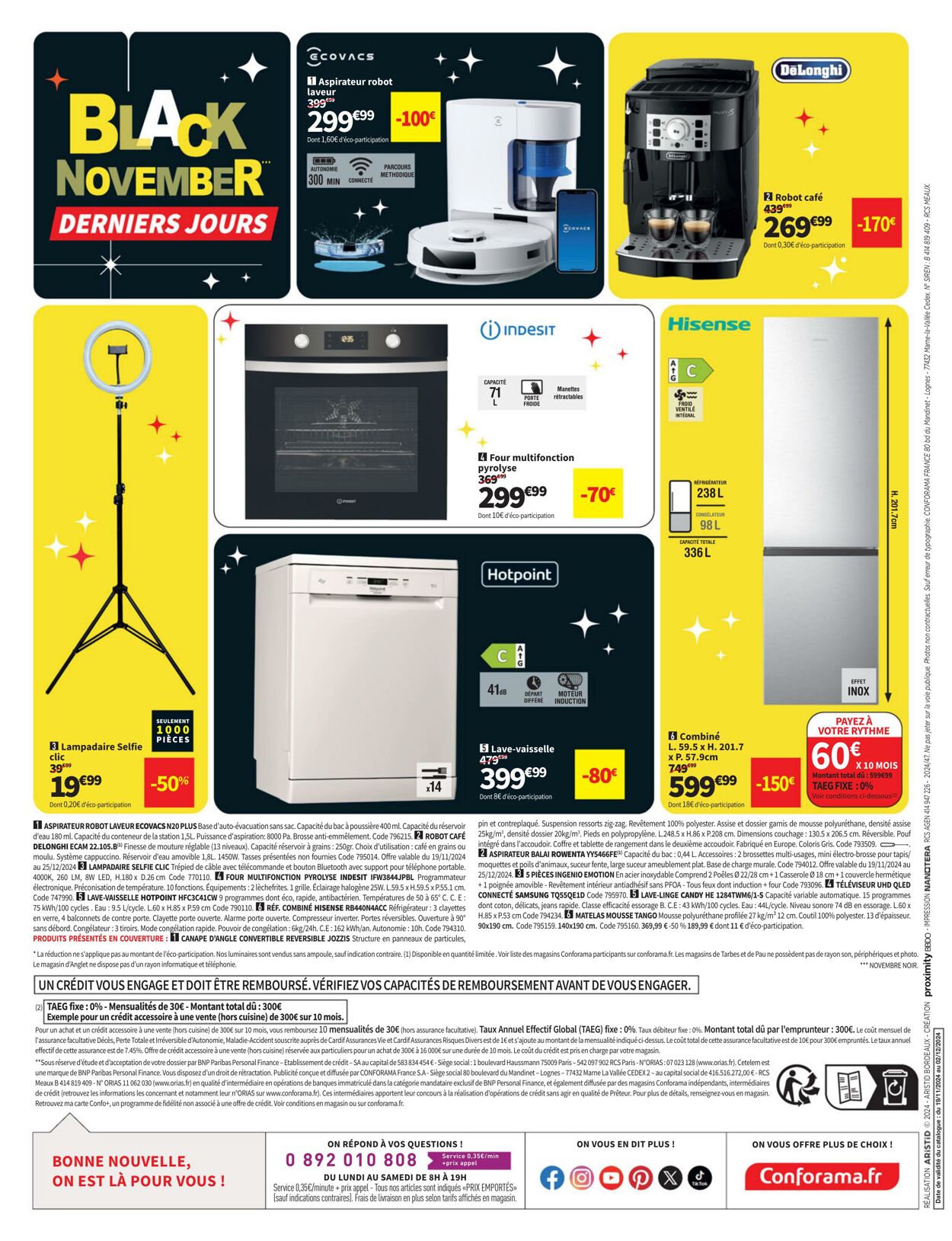 Catalogue Conforama 19.11.2024 - 02.12.2024