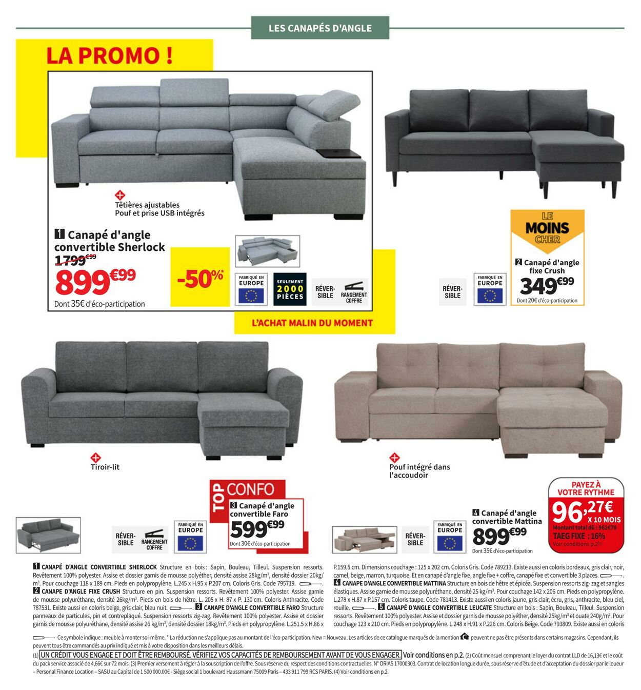 Catalogue Conforama 02.01.2025 - 28.01.2025