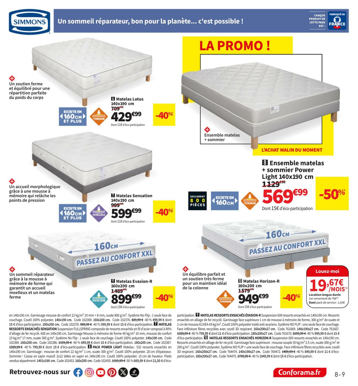 Catalogue Conforama 02.01.2025 - 28.01.2025