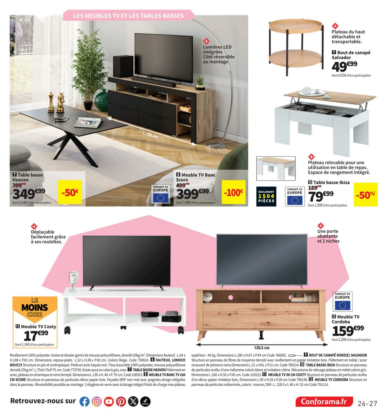 Catalogue Conforama 25.03.2025 - 30.03.2025