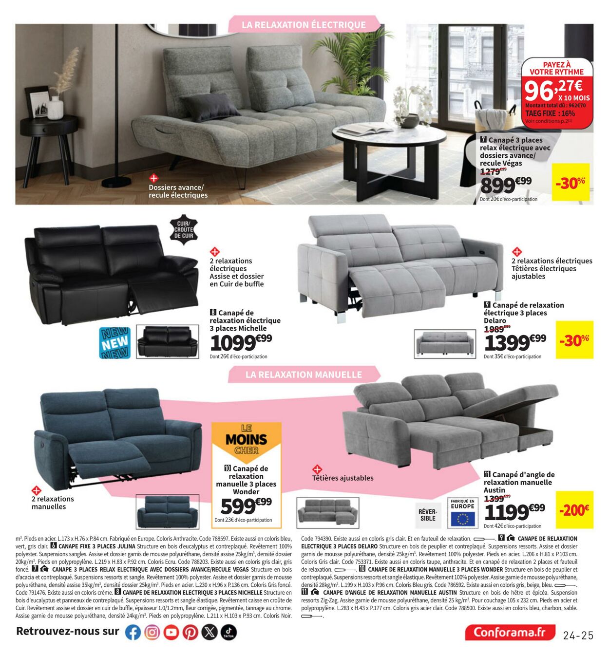 Catalogue Conforama 25.03.2025 - 30.03.2025